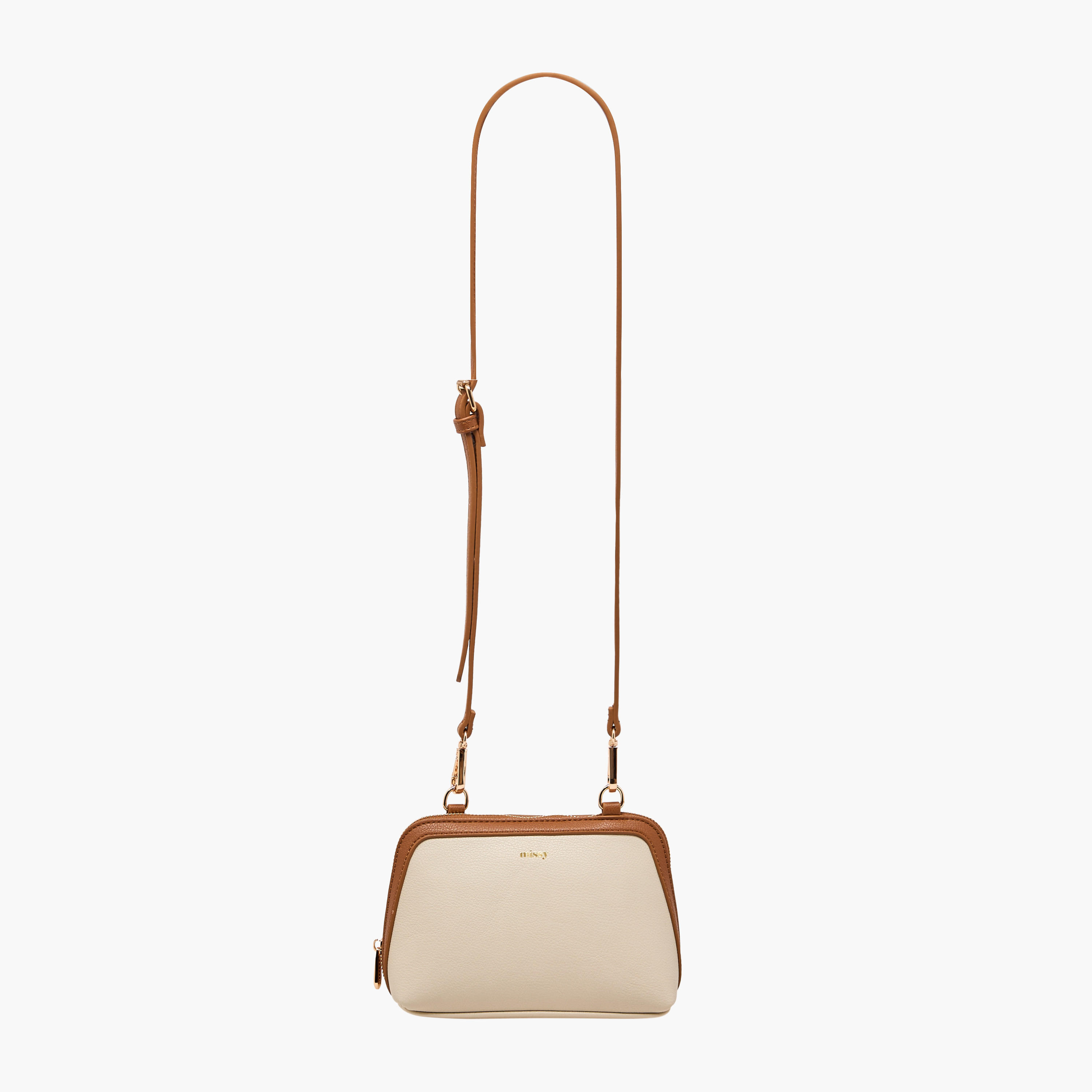 Missy Panelled Crossbody Bag with Detachable Strap and Zip Closure-women-bagsandwallets-handbags-image-3