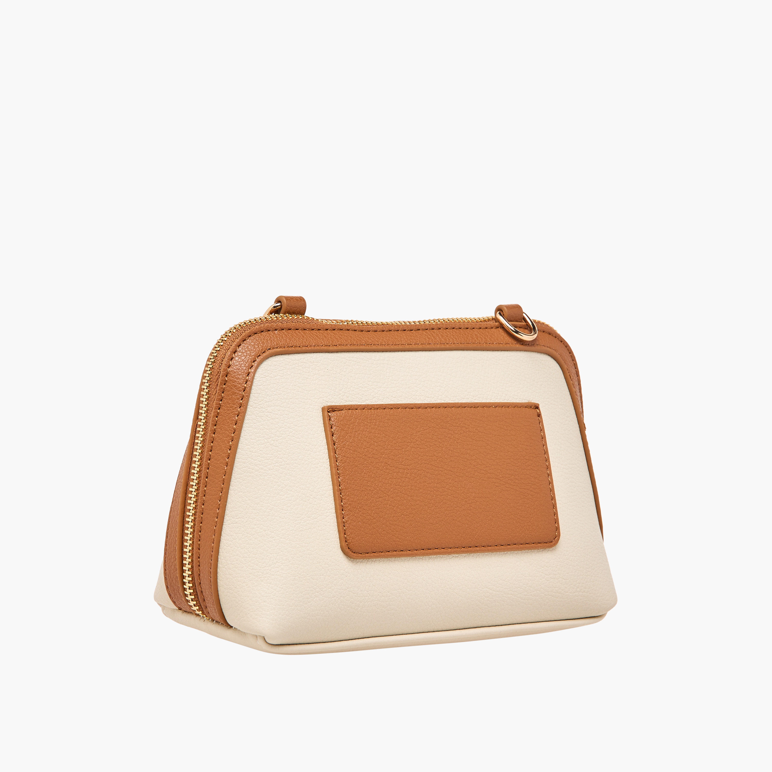 Missy Panelled Crossbody Bag with Detachable Strap and Zip Closure-women-bagsandwallets-handbags-image-4