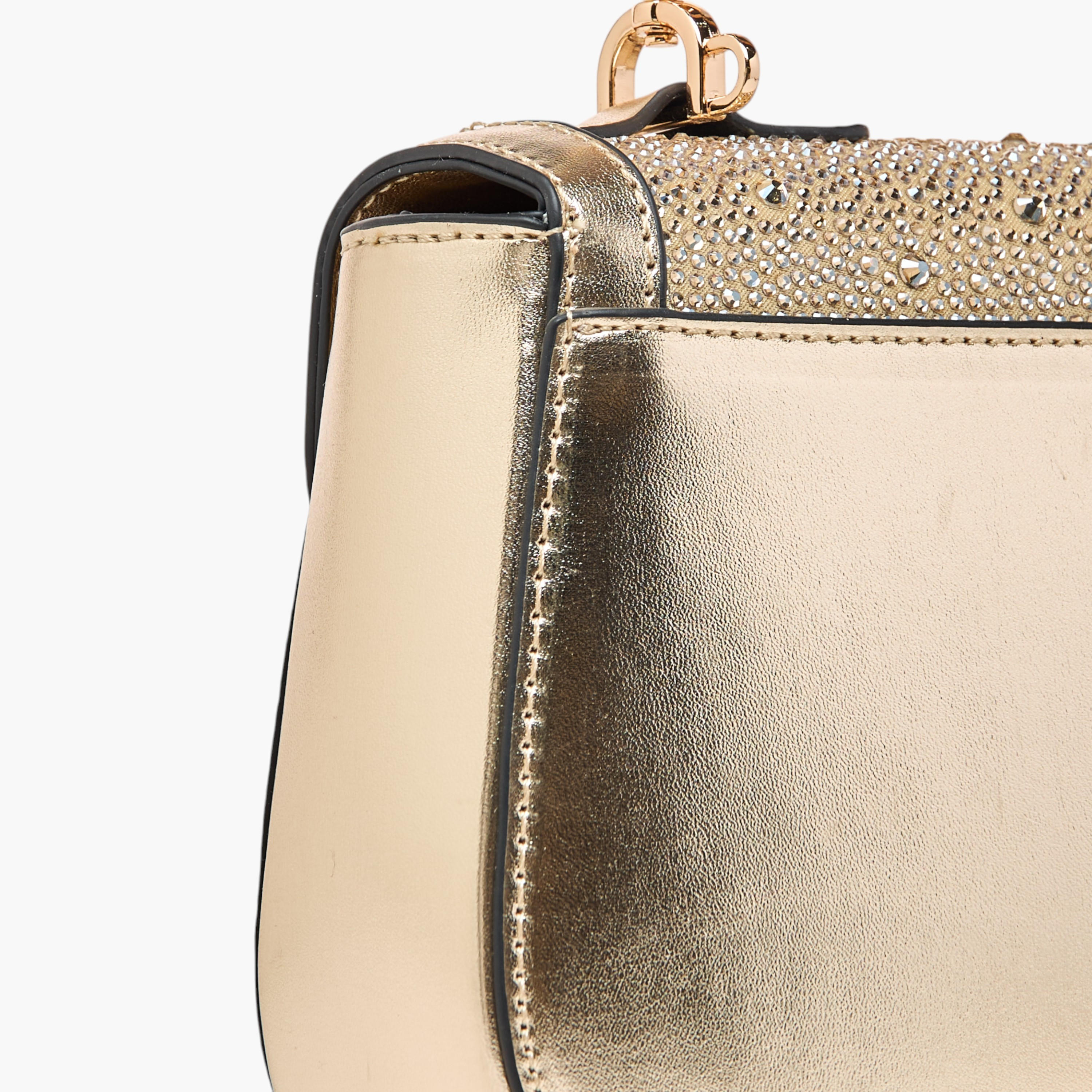 Elle Embellished Satchel Bag with Top Handle and Adjustable Strap-women-bagsandwallets-handbags-image-5