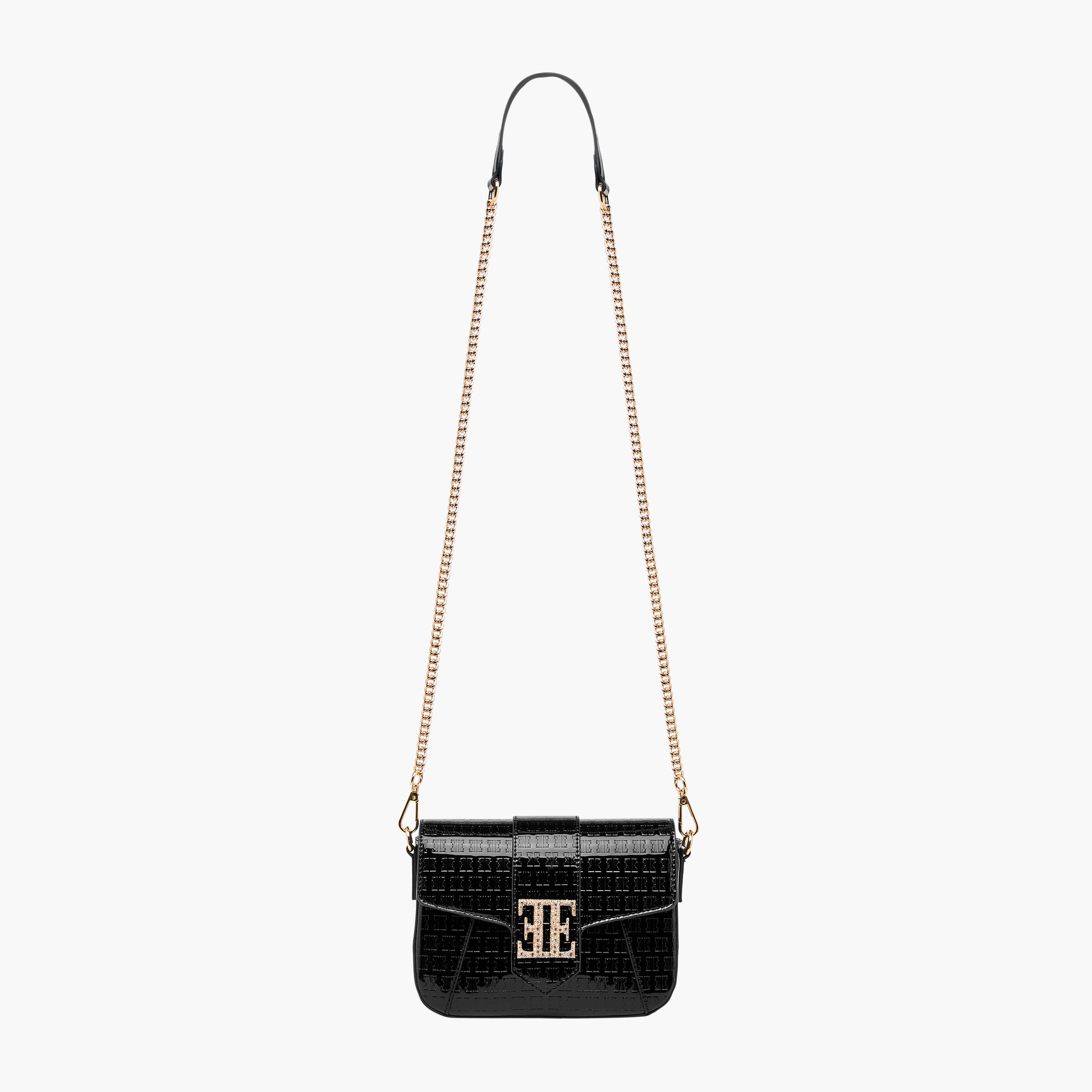 شنطة كروس بودي بنقوش مونوجرام وحزام سلسلة قابل للفصل من إيل-women-bagsandwallets-handbags-image-2