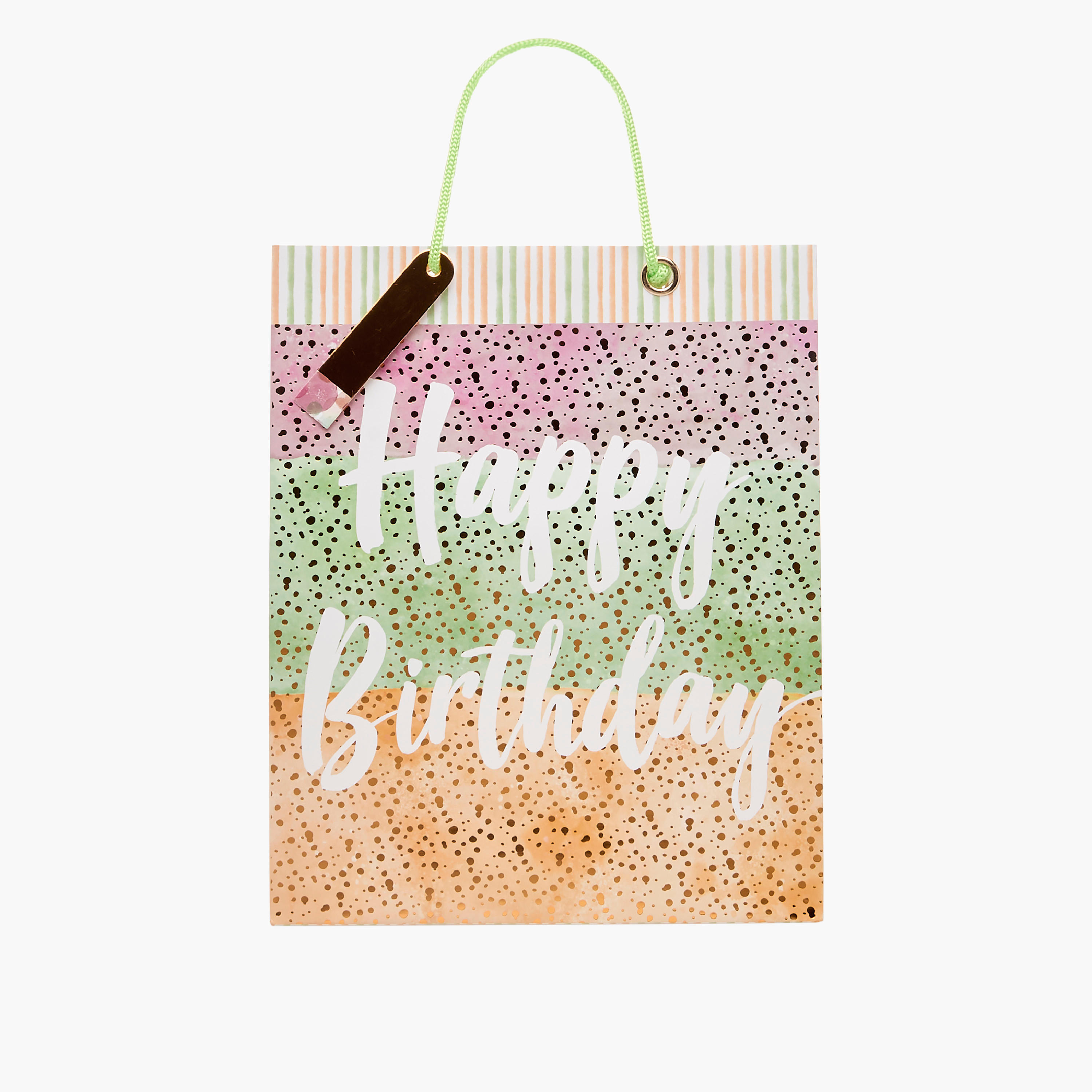 Happy Birthday Print Paper Gift Bag - L-household-giftingaccessories-giftings-image-1