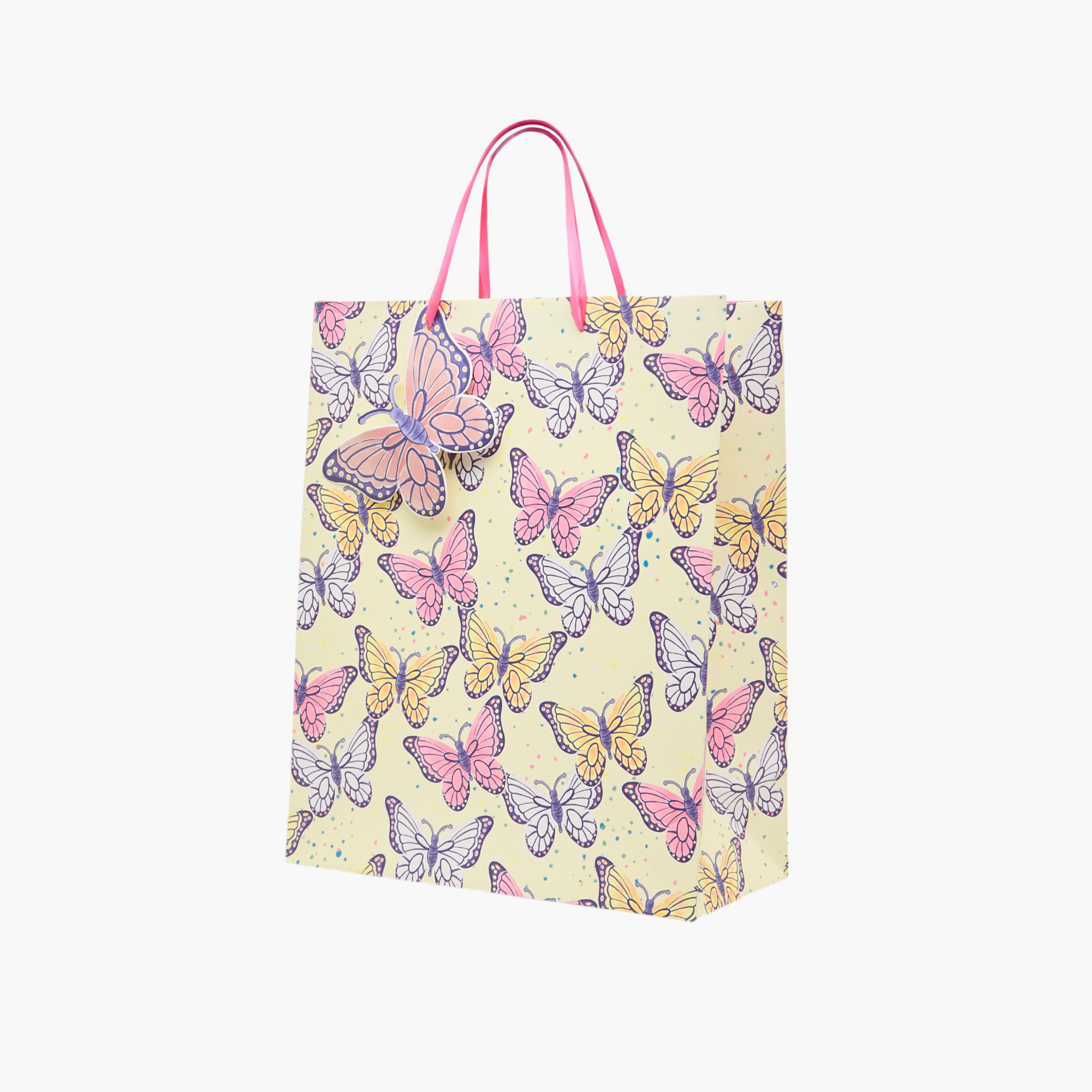 Findz All-Over Butterfly Print Large Gift Bag-household-giftingaccessories-giftings-image-2