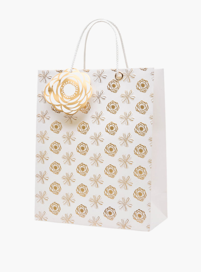 Findz All-Over Floral Print Large Gift Bag-household-giftingaccessories-giftings-image-3