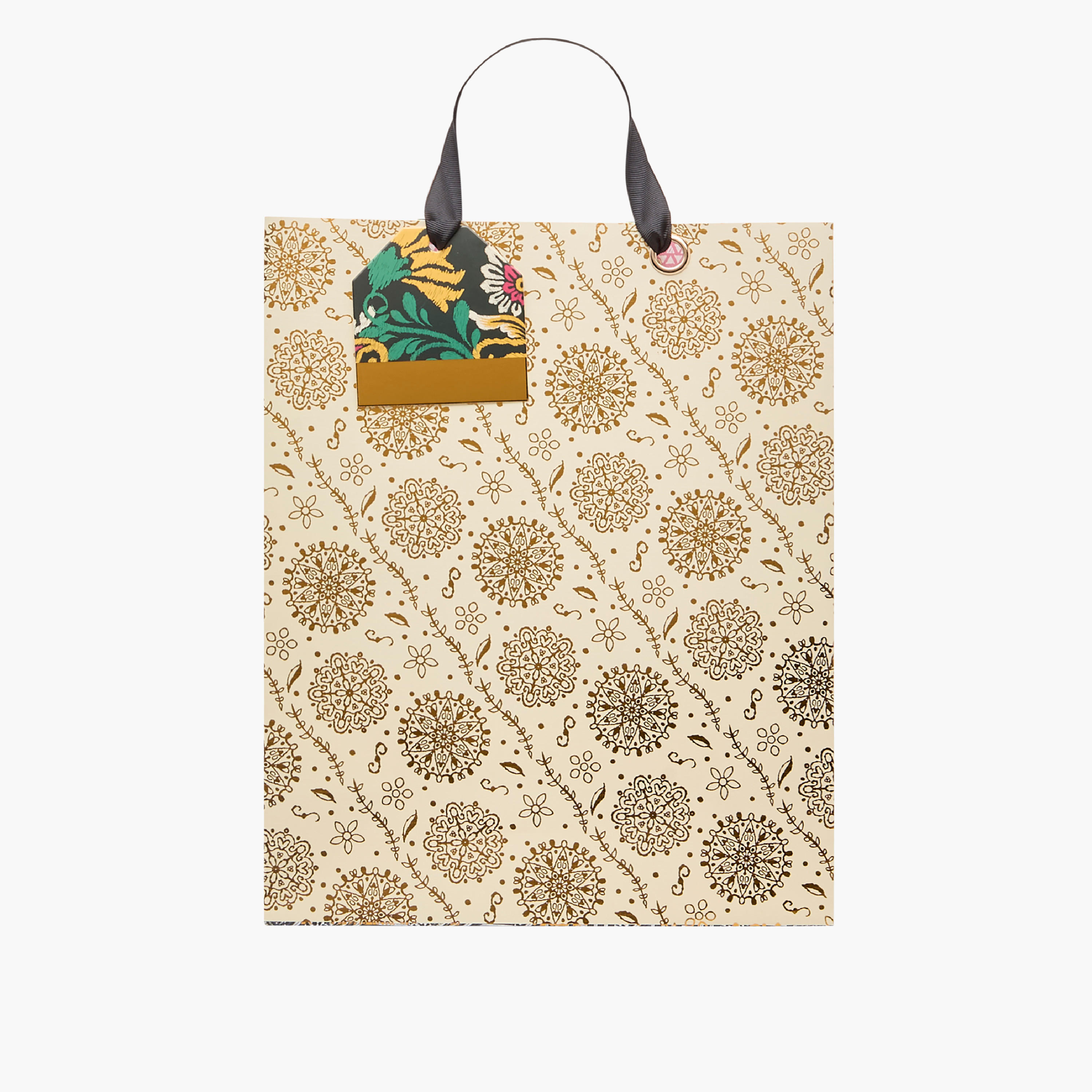 Findz All-Over Floral Print Large Gift Bag-household-giftingaccessories-giftings-image-1