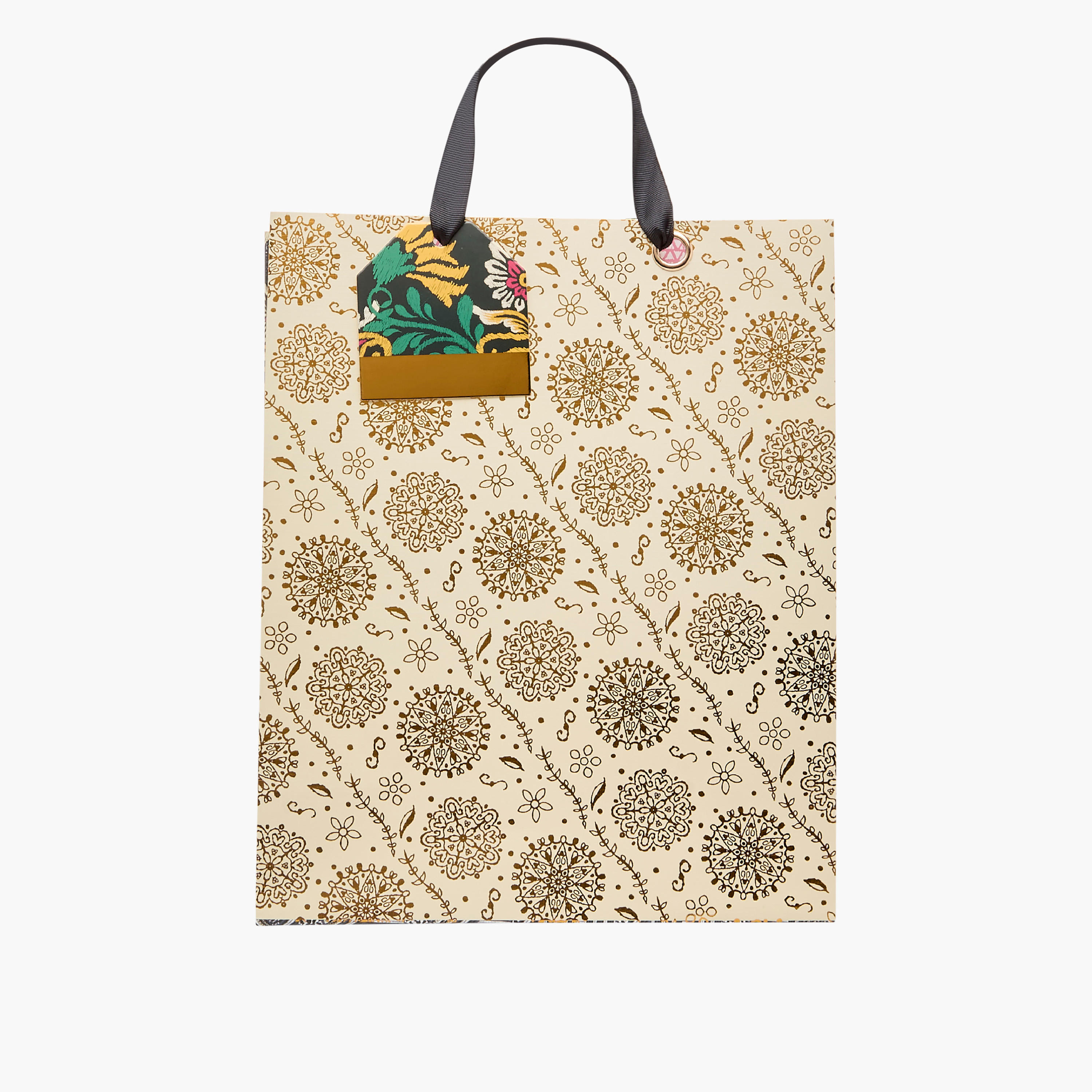 Findz All-Over Floral Print Extra Large Gift Bag-household-giftingaccessories-giftings-image-1