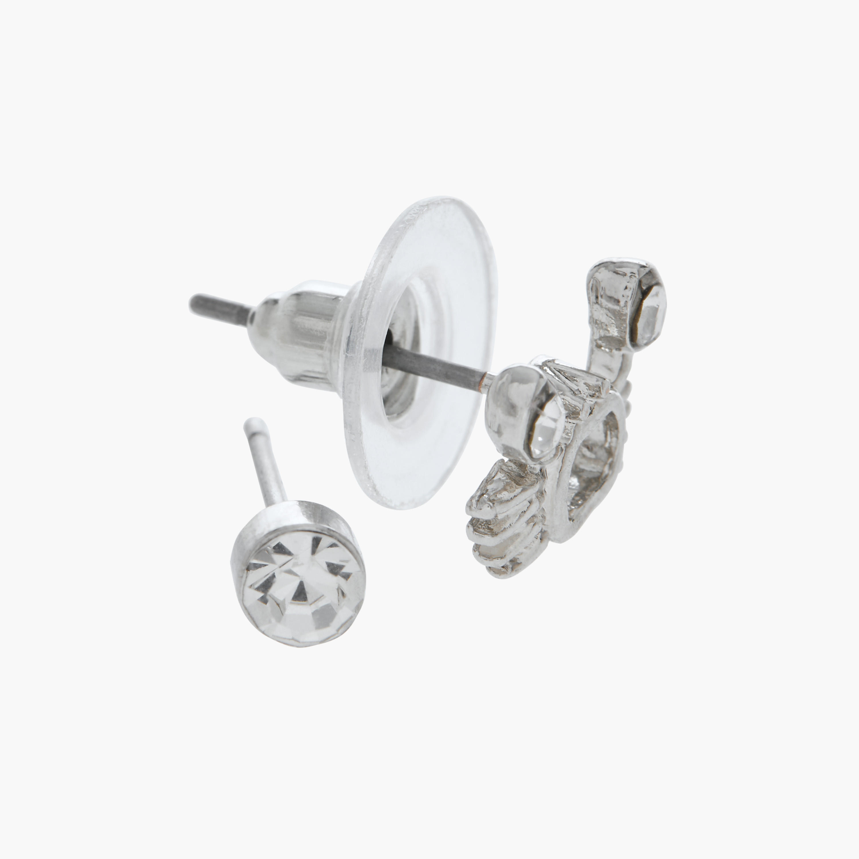 حلقان ميتاليك متنوعة - طقم 15 قطعة-women-watchesandjewellery-jewellery-earrings-image-5