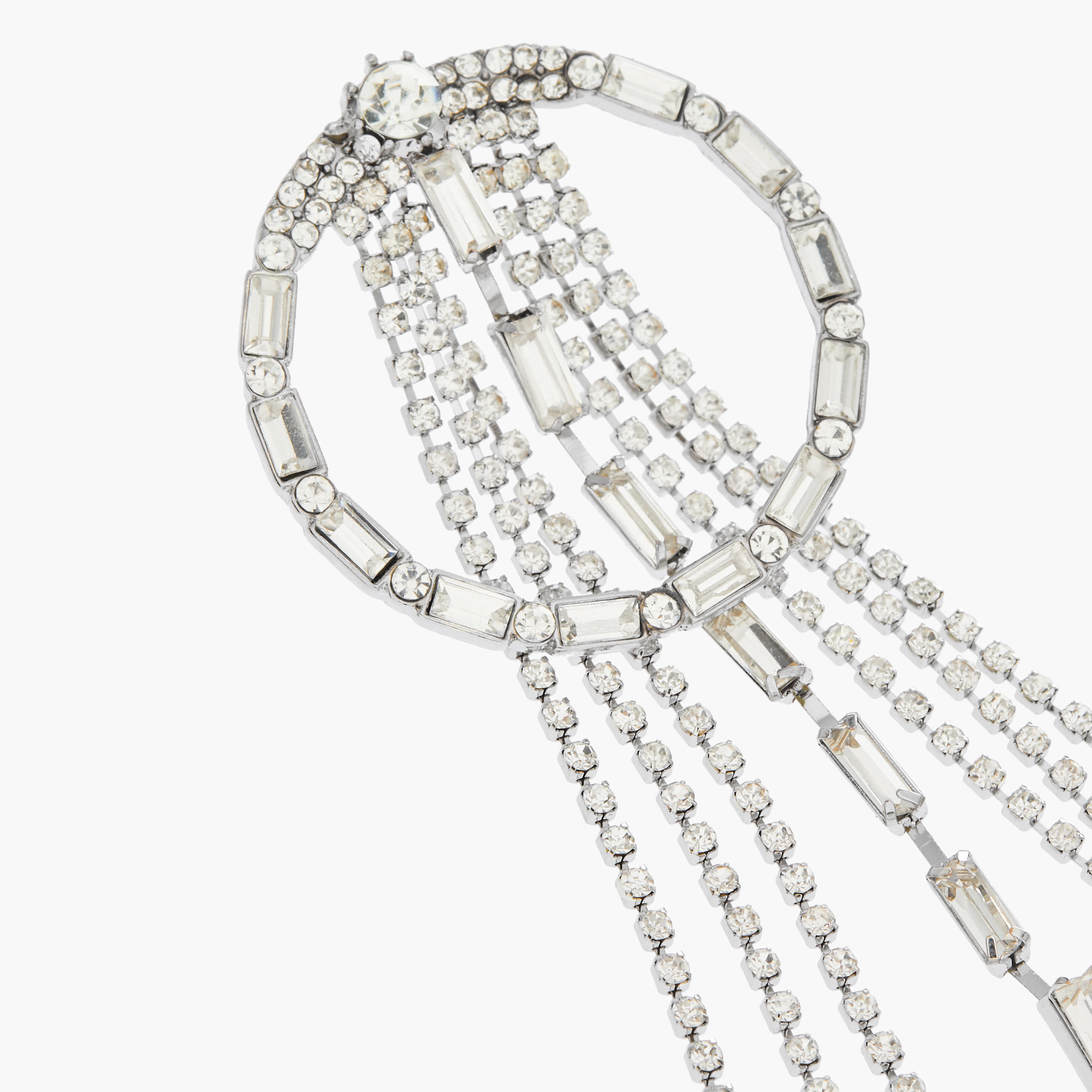 Stone Embellished Dangling Earrings with Pushback Closure-women-watchesandjewellery-jewellery-earrings-image-4