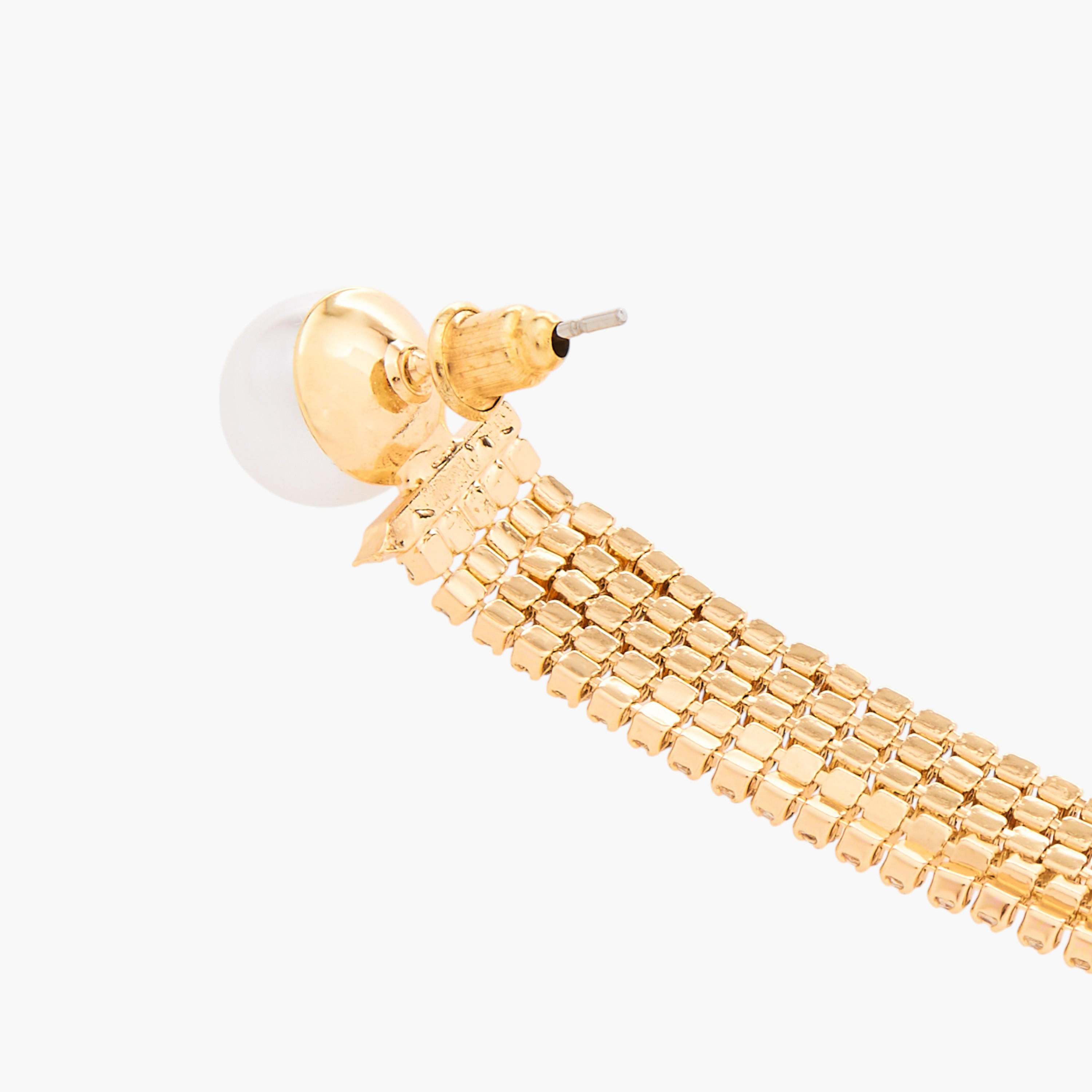 حلق متدلي مزين بمكبس إغلاق-women-watchesandjewellery-jewellery-earrings-image-5