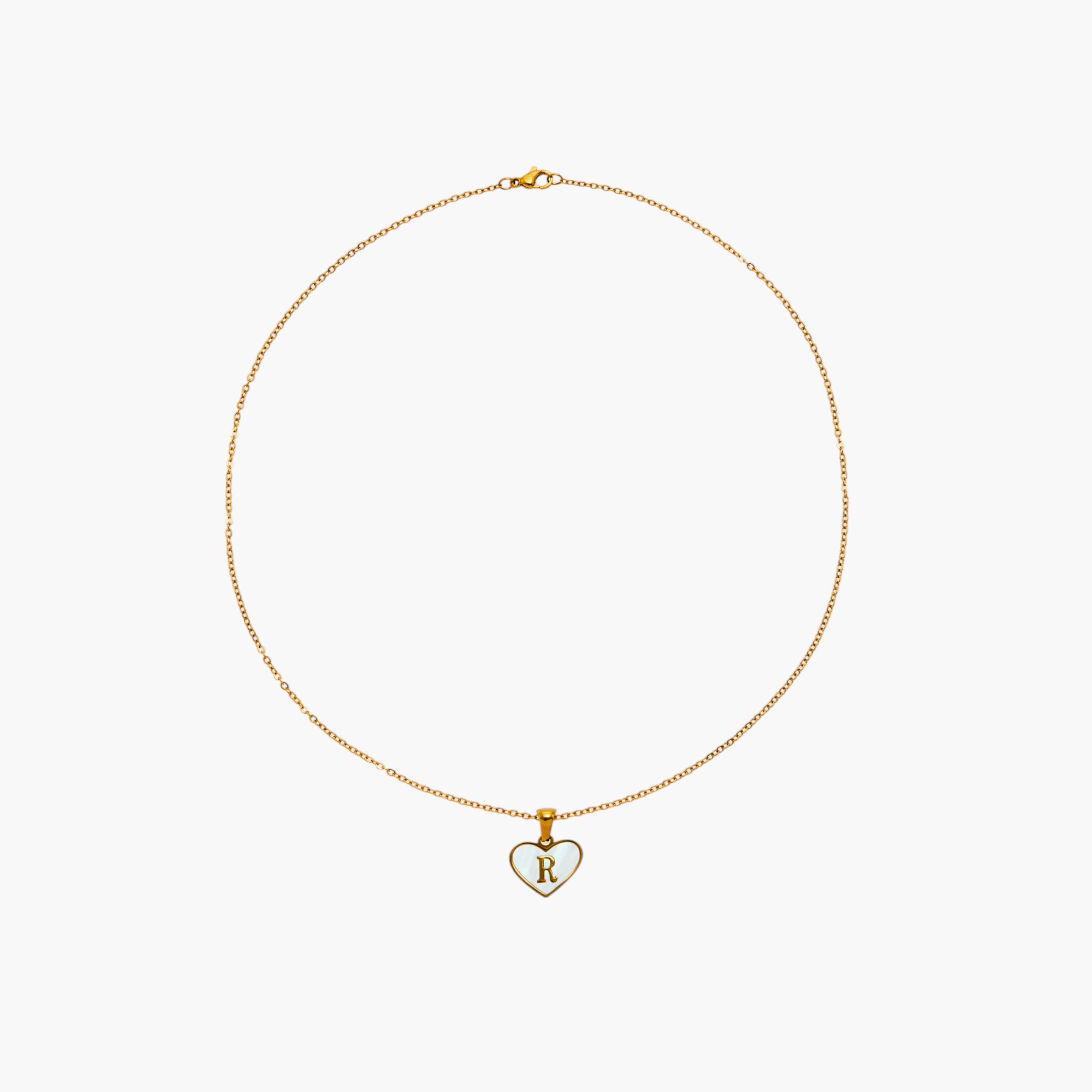 Alphabet R Pendant Necklace with Lobster Clasp Closure-women-watchesandjewellery-jewellery-necklacesandpendants-image-1