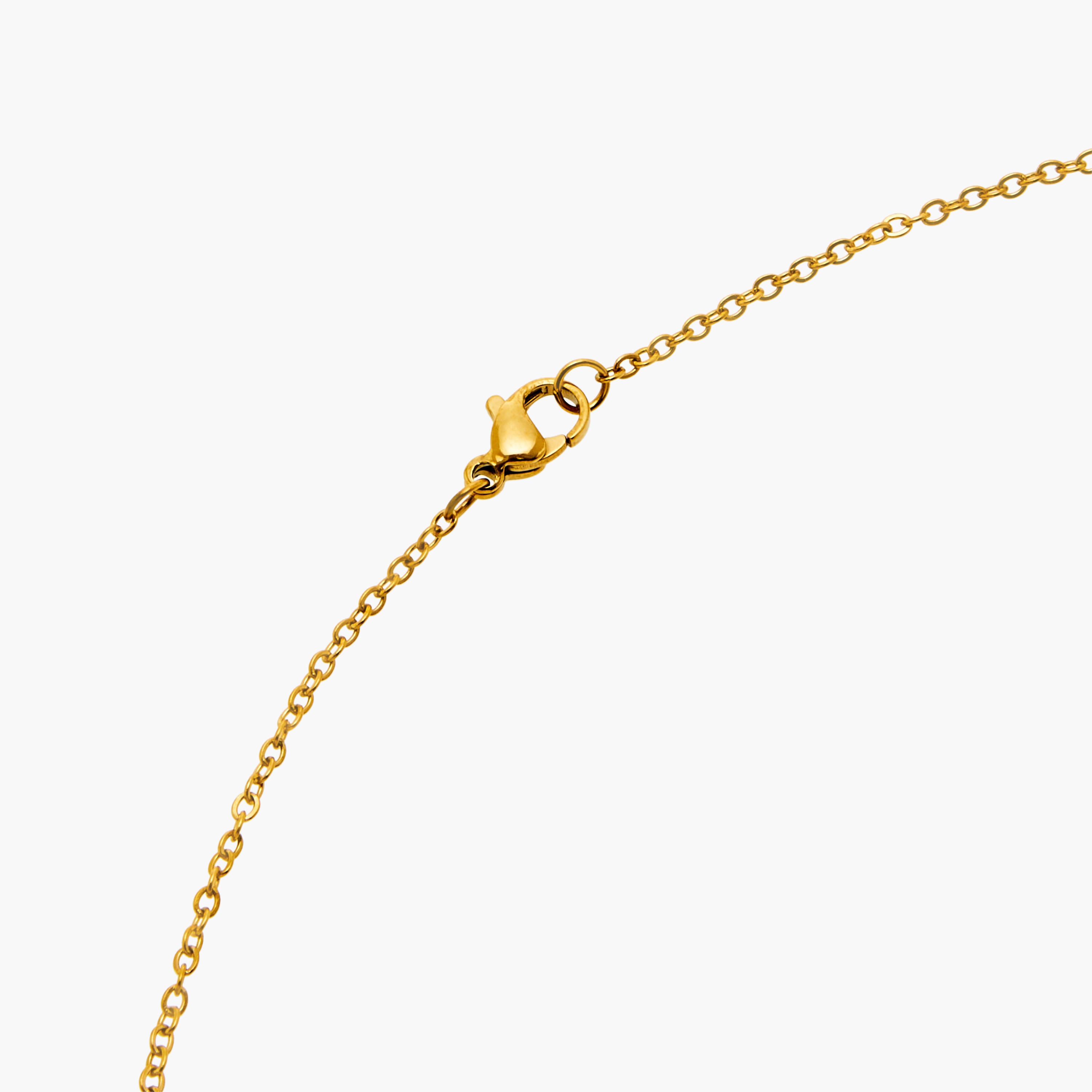 Metallic Initial N Pendant Necklace with Lobster Clasp Closure-women-watchesandjewellery-jewellery-necklacesandpendants-image-4