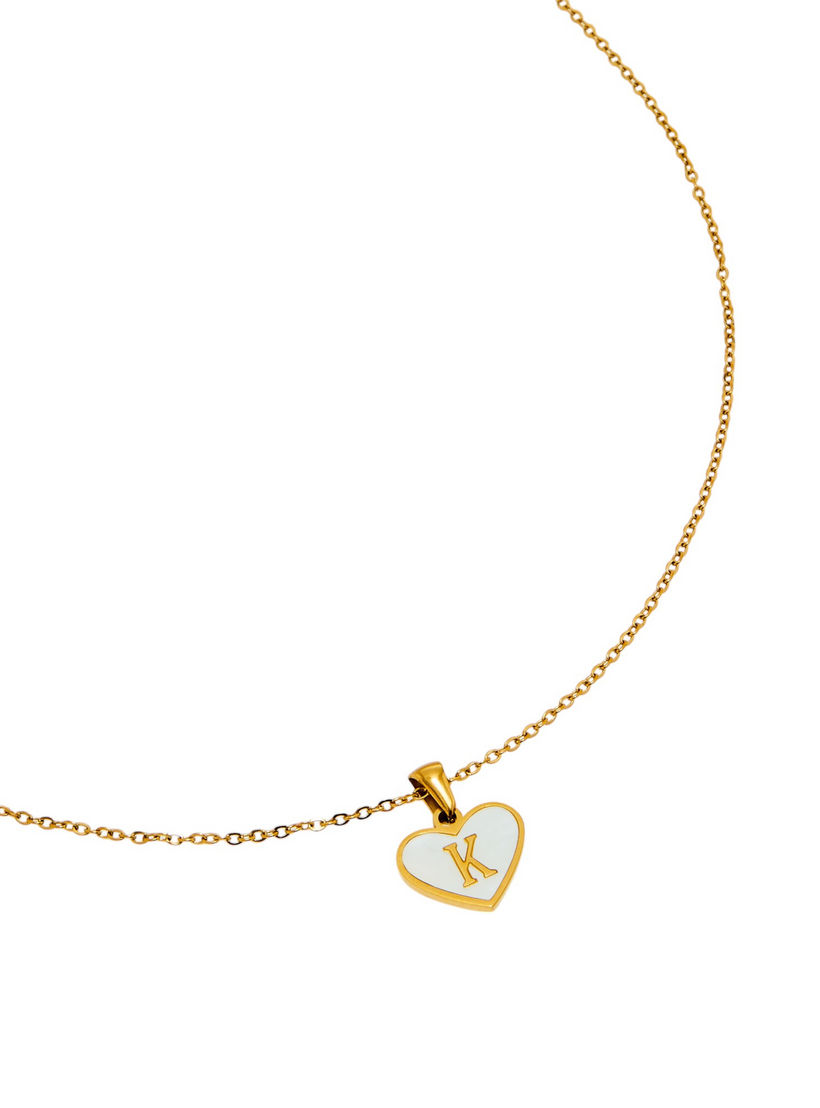 Initial K Embellished Pendant Necklace with Lobster Clasp Closure-women-watchesandjewellery-jewellery-necklacesandpendants-image-3