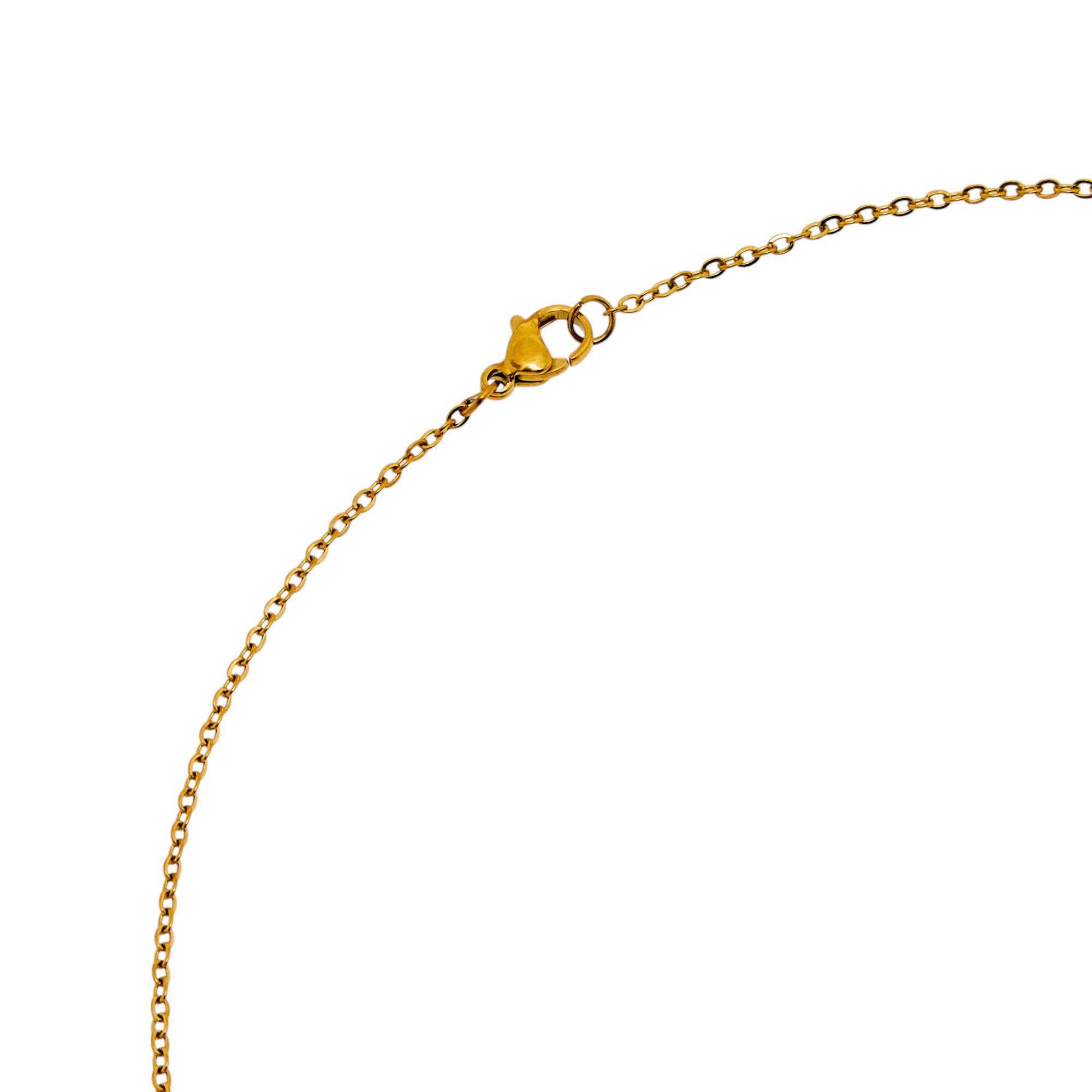 Initial K Embellished Pendant Necklace with Lobster Clasp Closure-women-watchesandjewellery-jewellery-necklacesandpendants-image-4