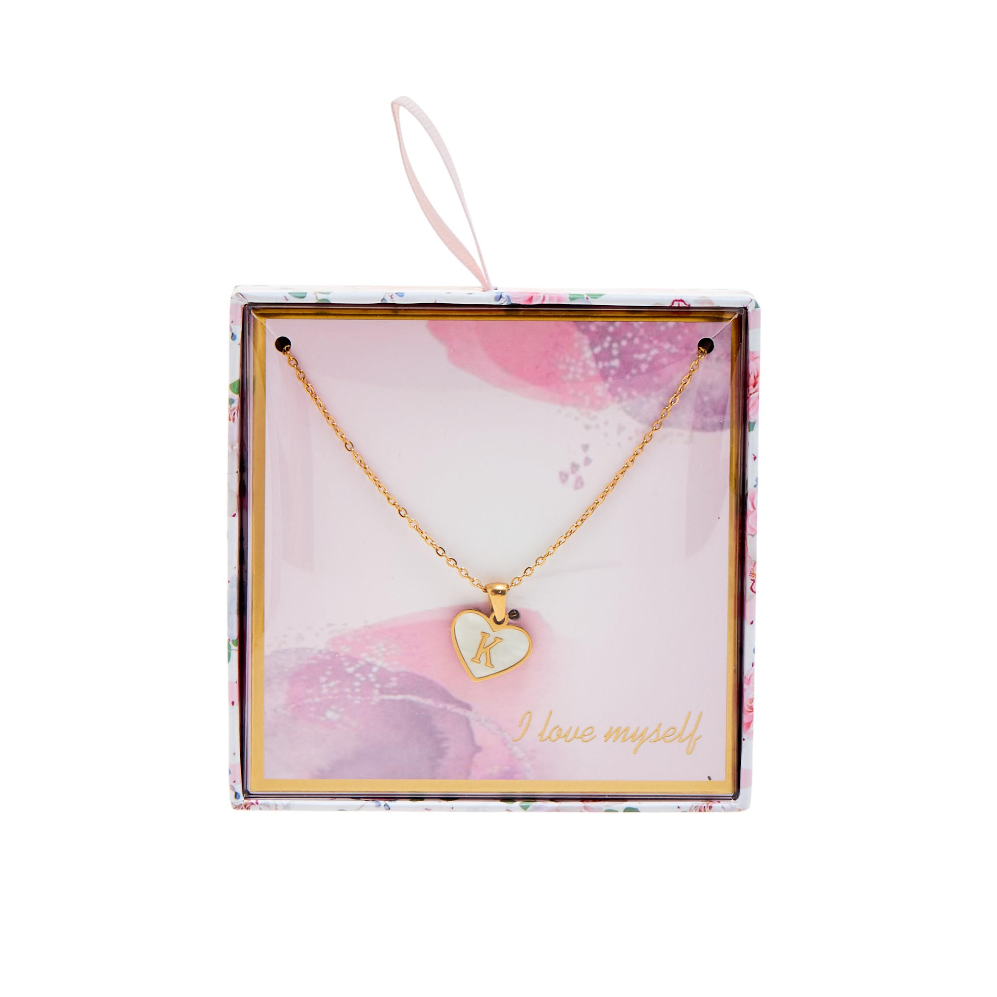 Initial K Embellished Pendant Necklace with Lobster Clasp Closure-women-watchesandjewellery-jewellery-necklacesandpendants-image-6