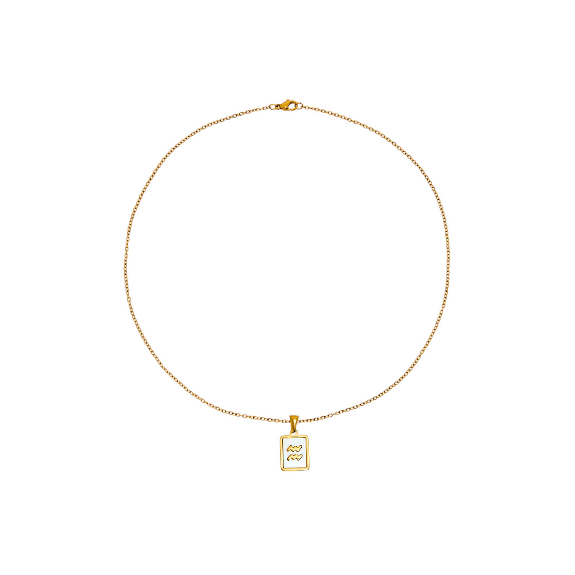 عقد سلسلة بدلاية أبراج ومشبك إغلاق-women-watchesandjewellery-jewellery-necklacesandpendants-image-1