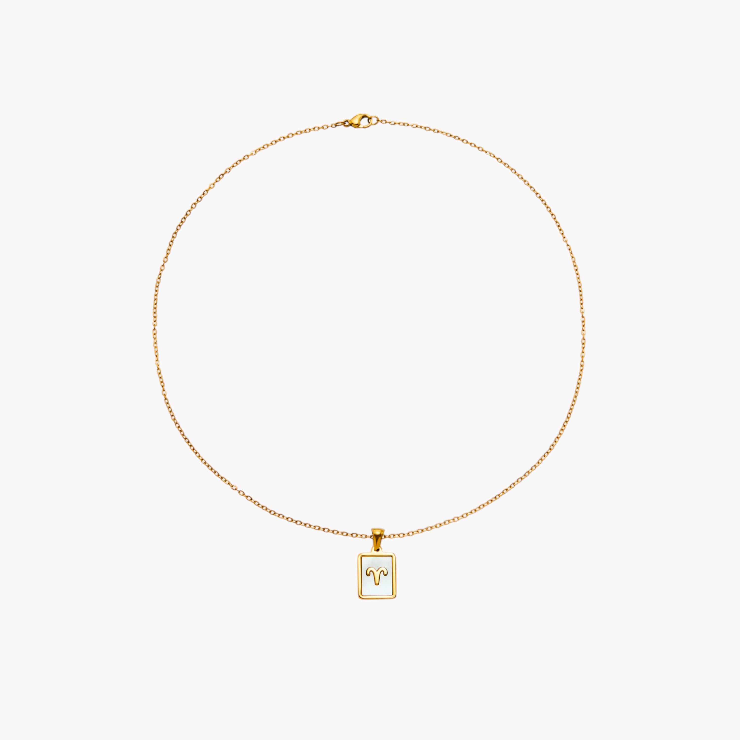Capricorn Charm Pendant Necklace with Lobster Clasp Closure-women-watchesandjewellery-jewellery-necklacesandpendants-image-1