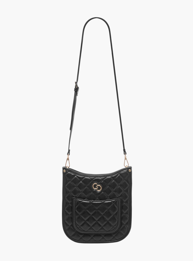 شنطة كتف مبطّنة بحزام سلسلة مضفّر وسحّاب إغلاق من سيليست-women-bagsandwallets-handbags-image-2