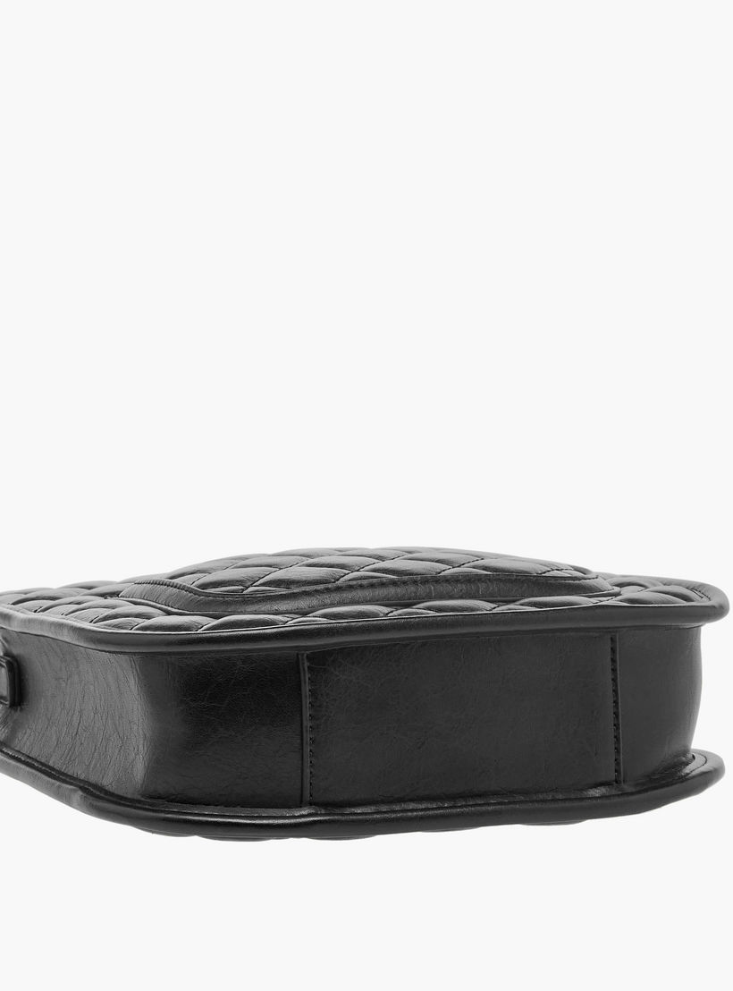 شنطة كتف مبطّنة بحزام سلسلة مضفّر وسحّاب إغلاق من سيليست-women-bagsandwallets-handbags-image-6