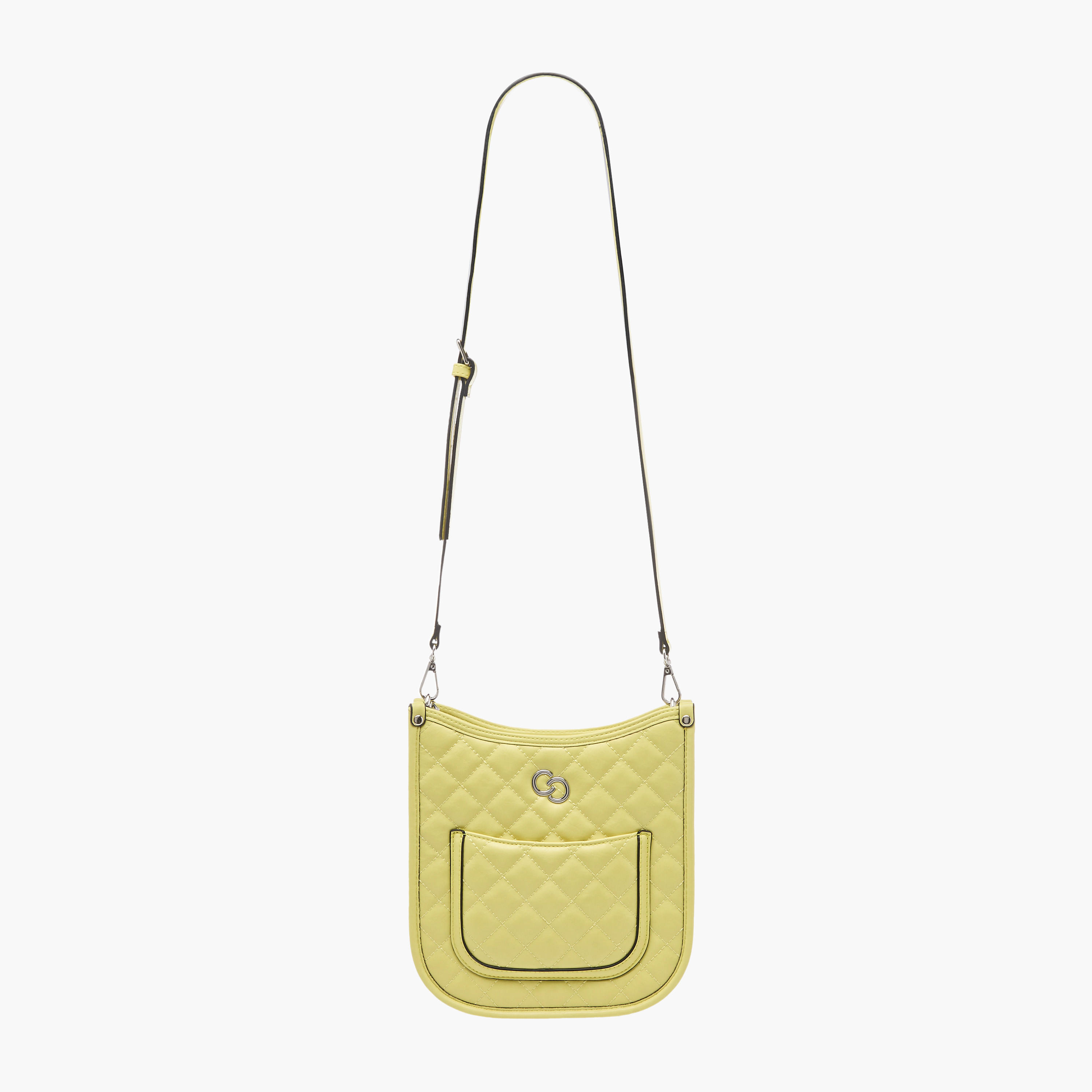 Celeste Quilted Shoulder Bag with Zip Closure and Chain Braided Strap-women-bagsandwallets-handbags-image-2