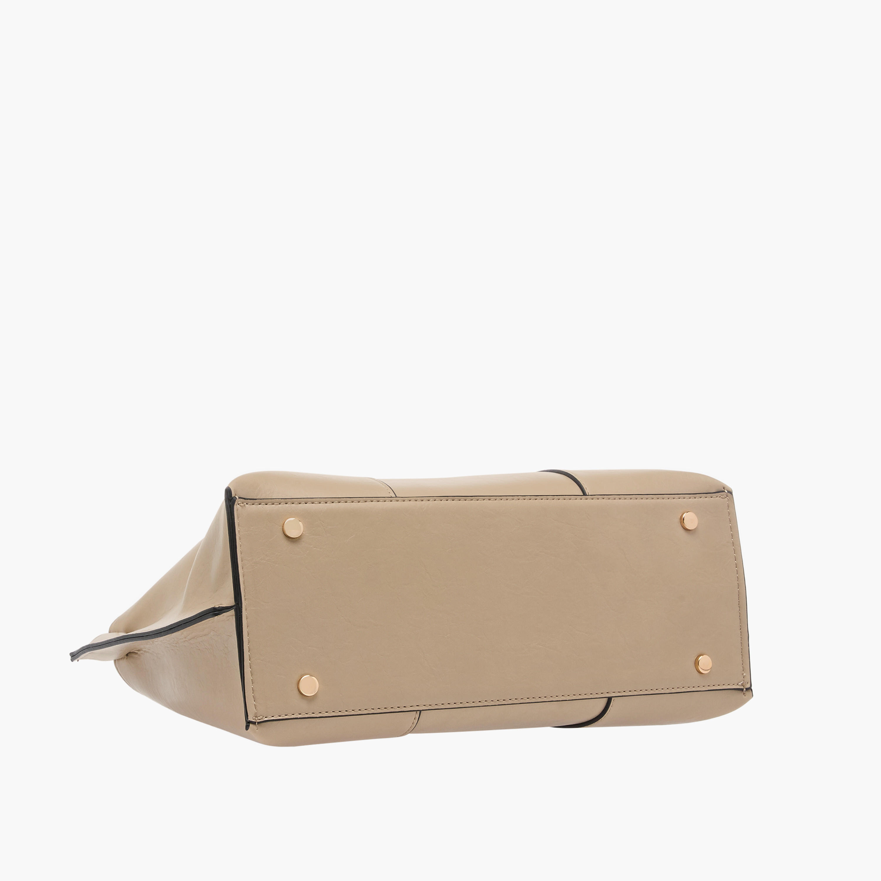 Celeste Solid Tote Bag with Double Handle and Zip Closure-women-bagsandwallets-handbags-image-6