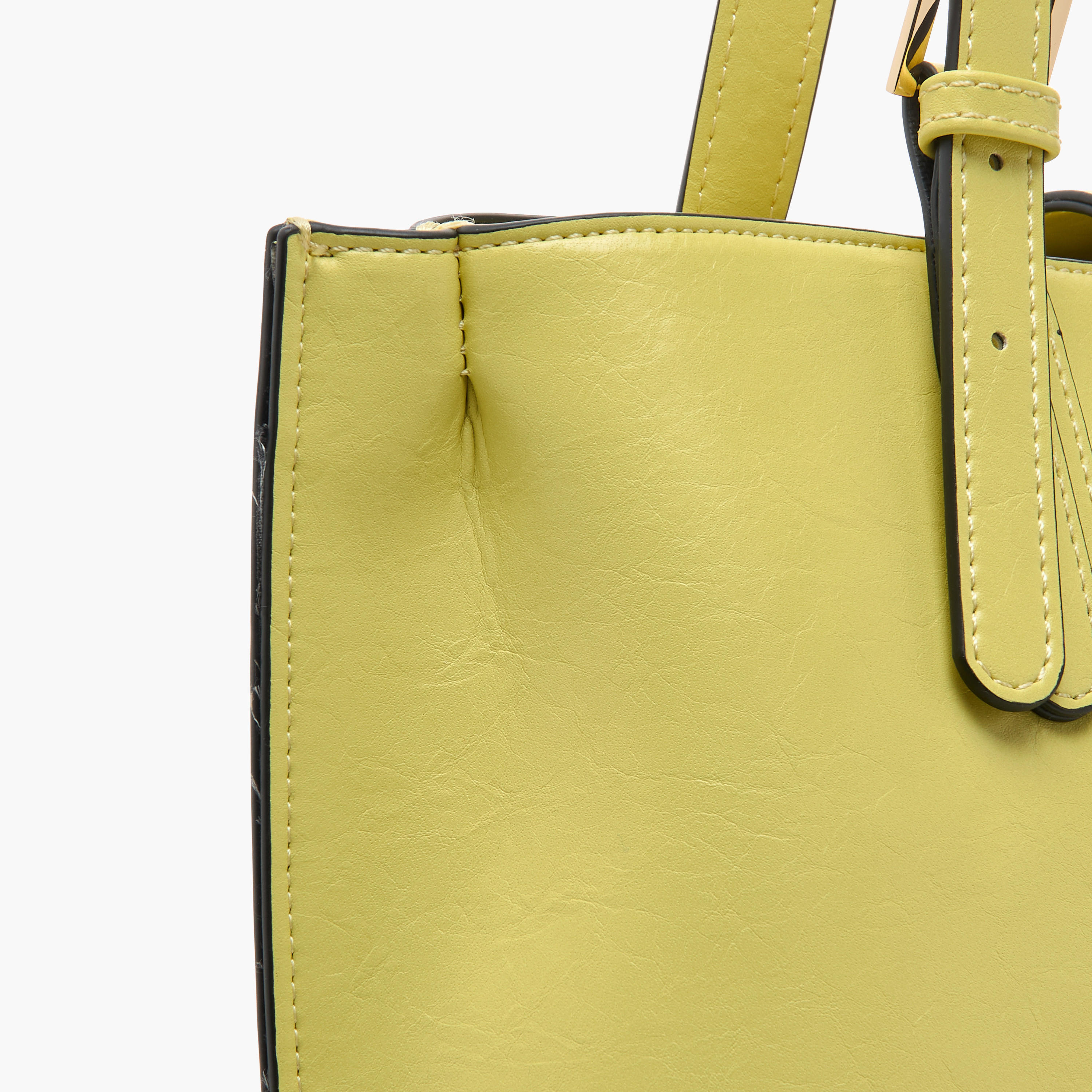 Celeste Solid Tote Bag with Double Handle and Zip Closure-women-bagsandwallets-handbags-image-5