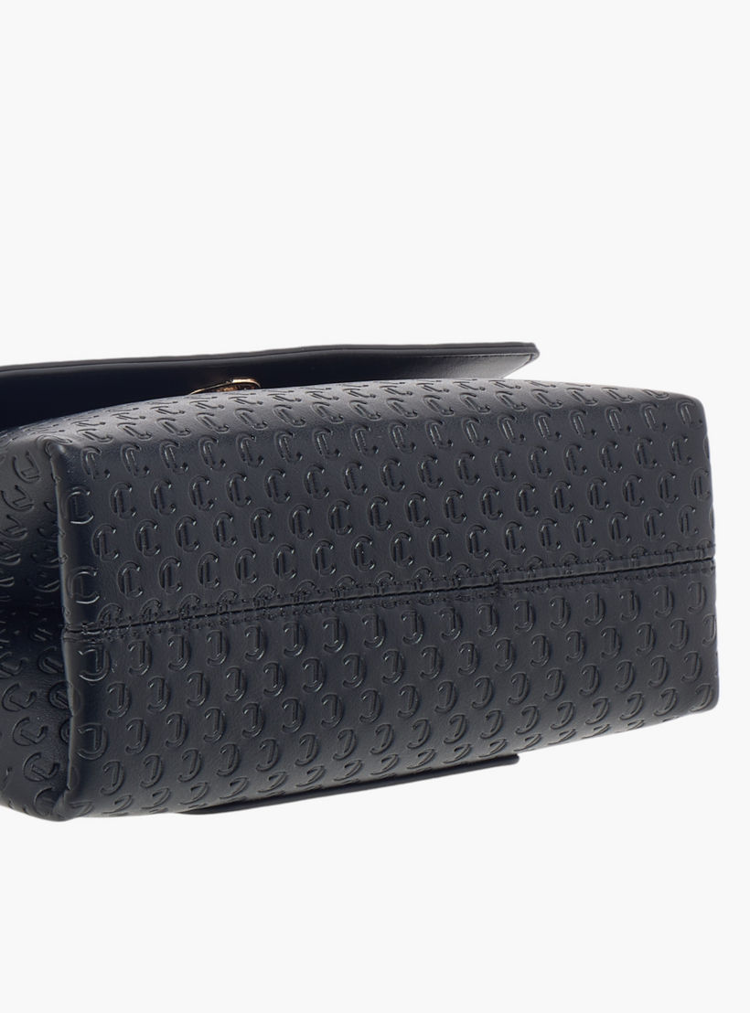 شنطة ساتشيل بنقوش مونوجرام وزر إغلاق من لي كونفورت-women-bagsandwallets-handbags-image-5