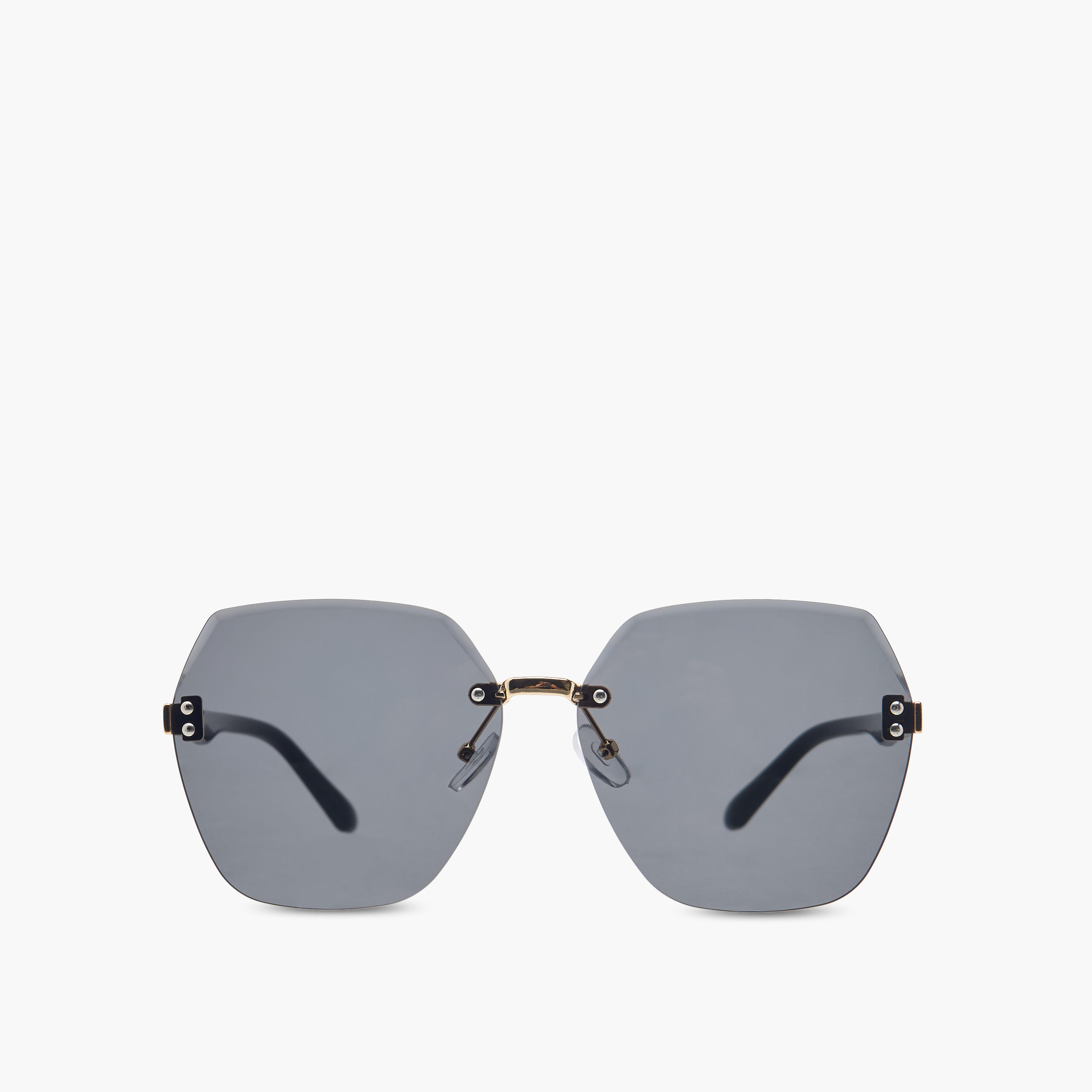 Solid Tinted Sunglasses with Nose Pad-women-sunglasses-image-2