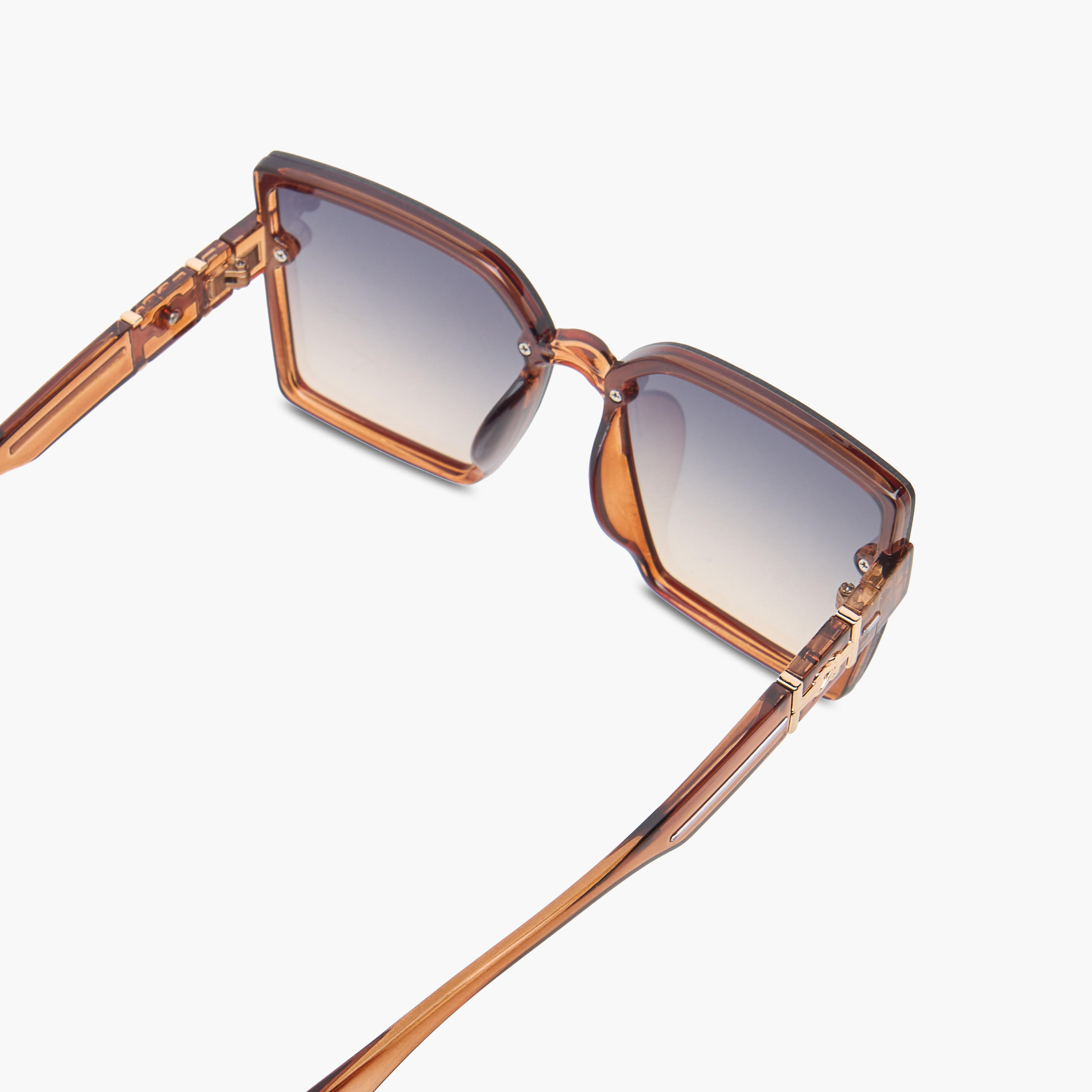 نظارة شمسية بعدسات ملونة وإطار كامل-women-sunglasses-image-4