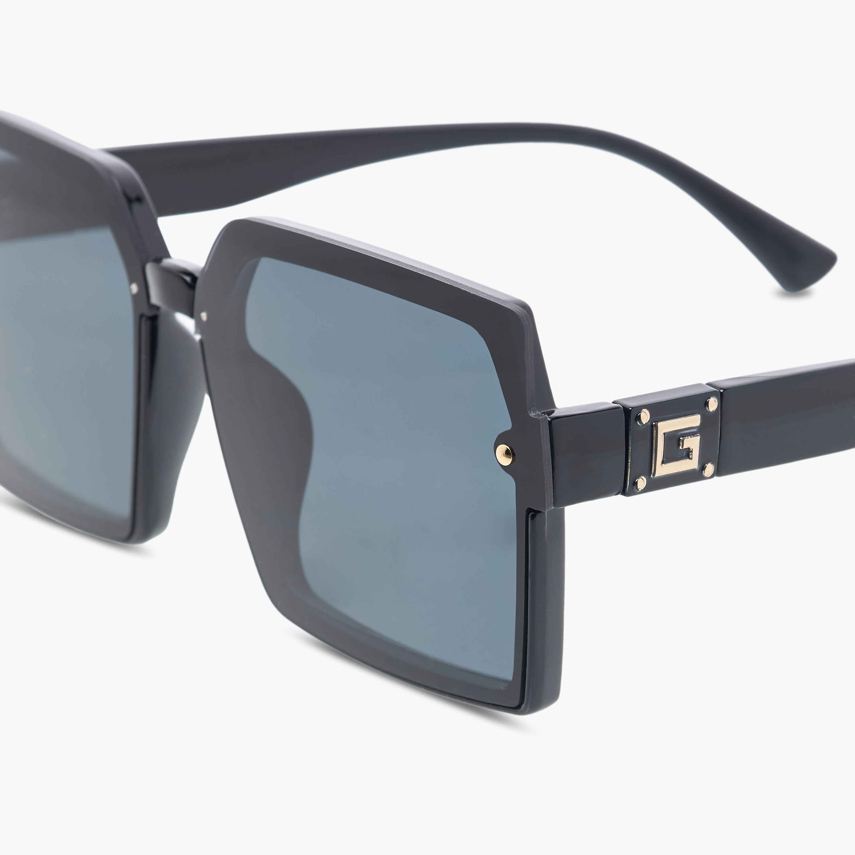 نظارة شمسية سادة ملونة بإطار كامل-women-sunglasses-image-5
