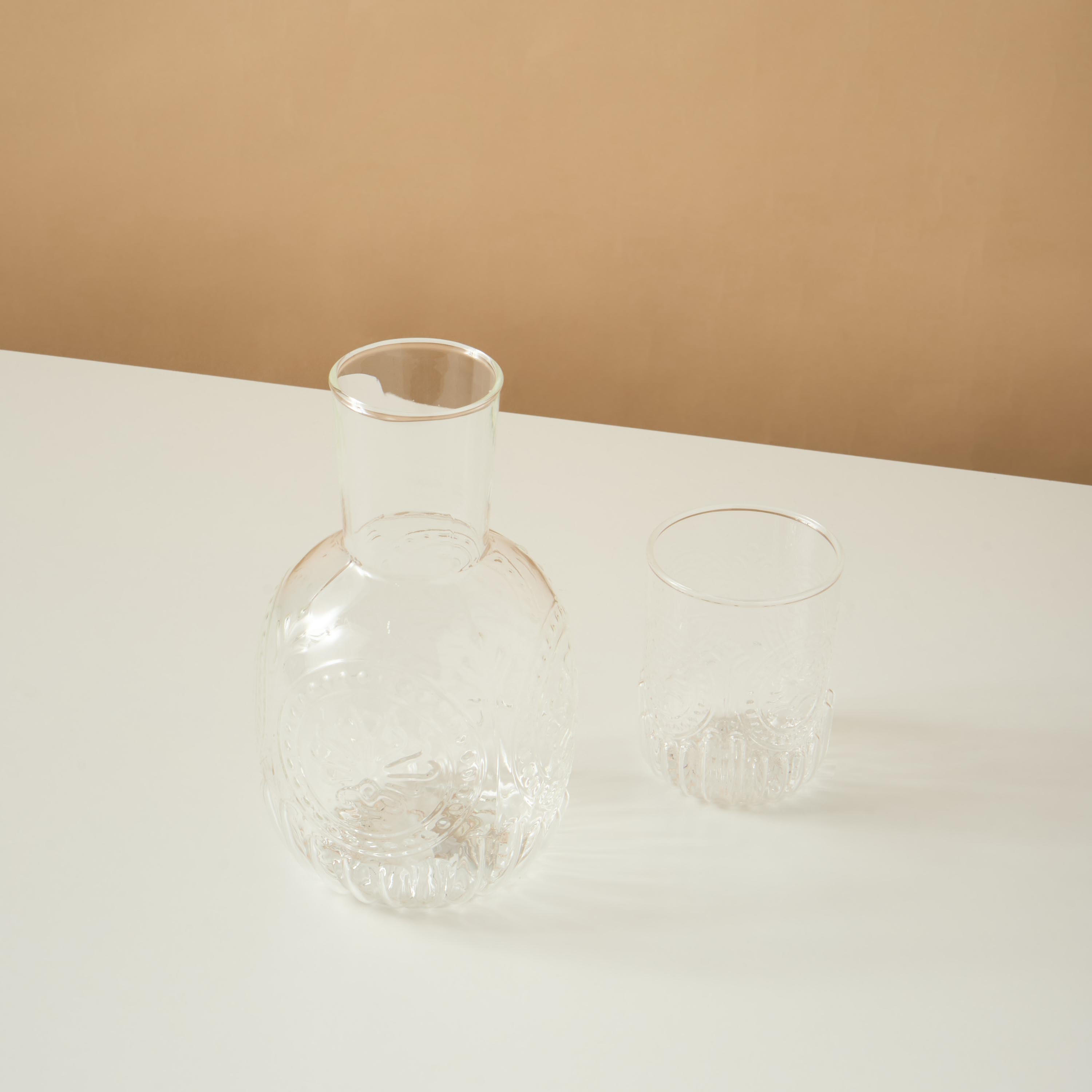 Glass 2-Piece Carafe and Tumbler Set-household-dining-teaandcoffee-teaandcoffeesets-image-4