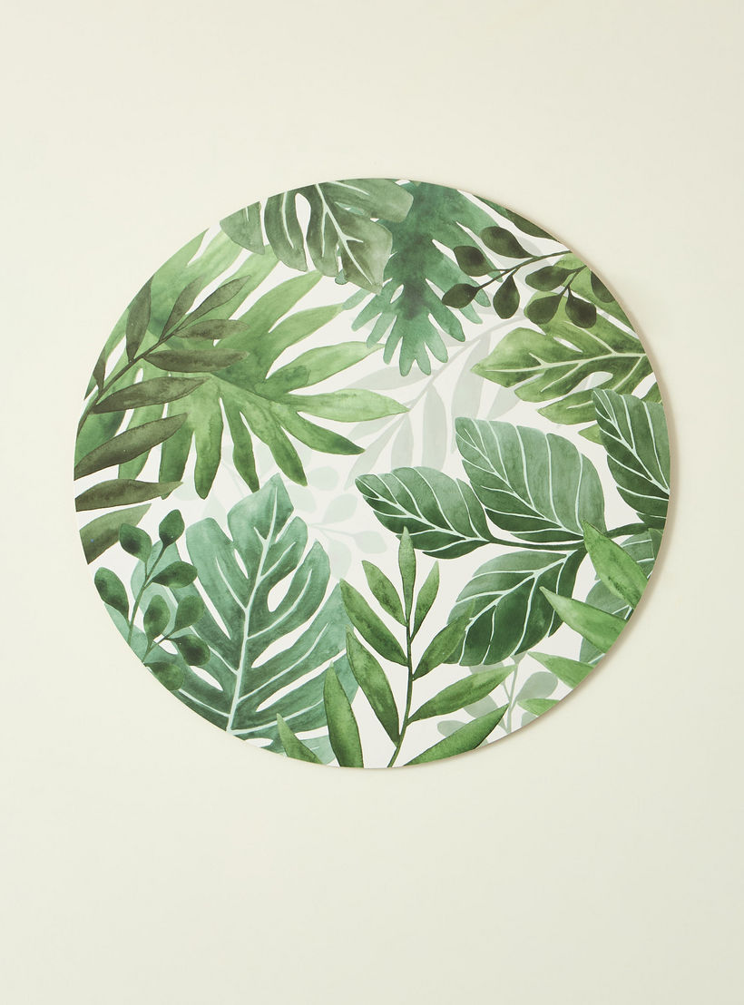 طقم لبادات صحون فلين بطبعات أوراق الشجر قطعتين - 30 سم-household-decor-decorativeobjectsandsculptures-image-3