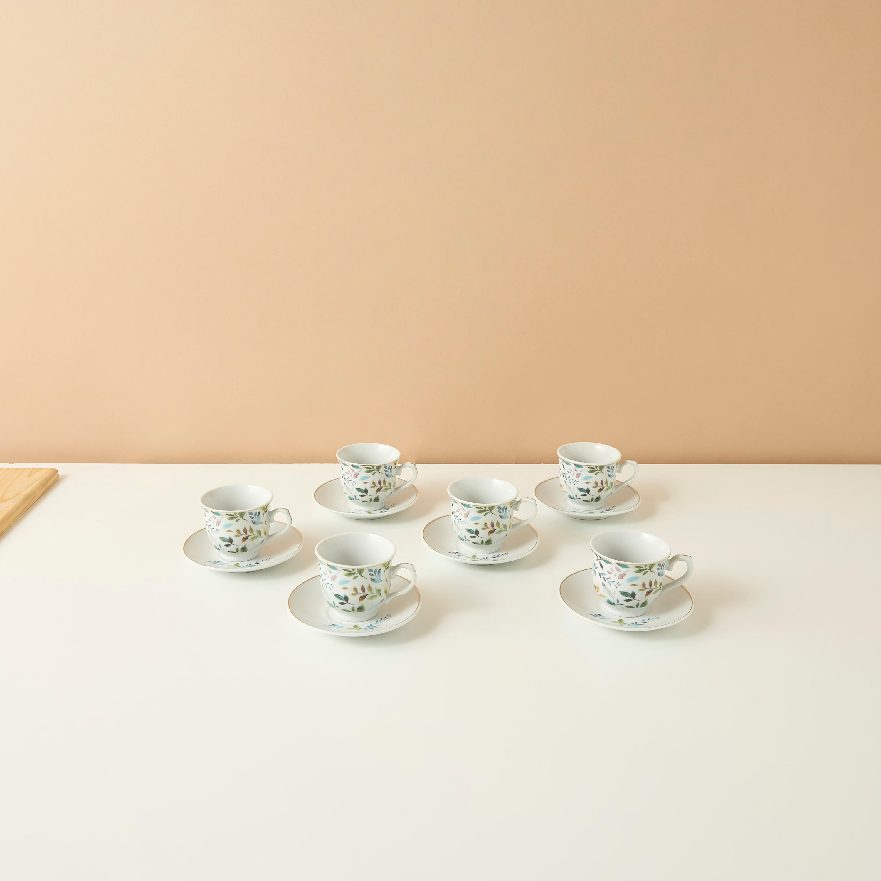 Botanic 12-Piece Printed Porcelain Coffee Set - 90 ml-household-dining-teaandcoffee-teaandcoffeesets-image-4