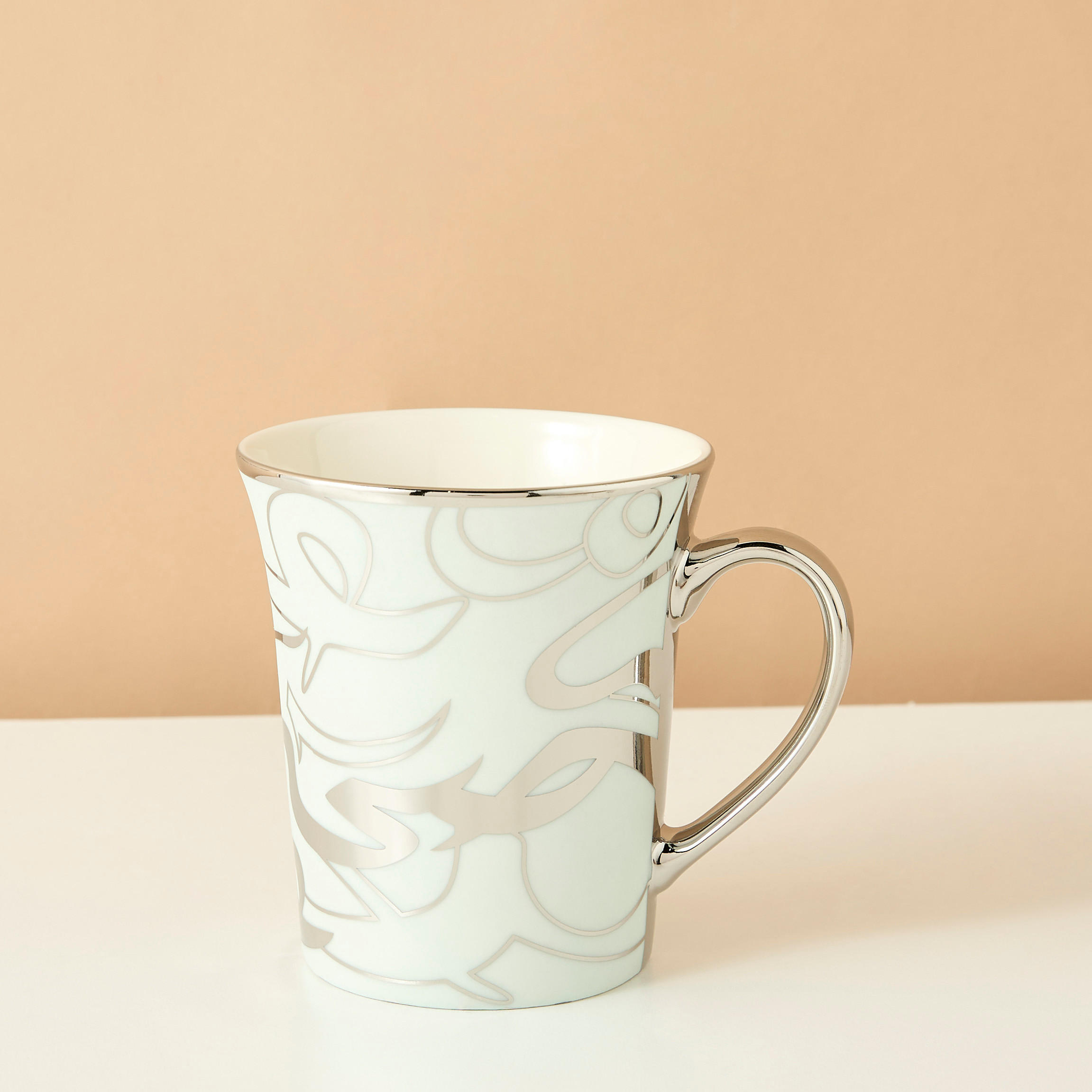 Calligraphy Printed New Bone China Mug-household-dining-teaandcoffee-mugsandcups-image-2