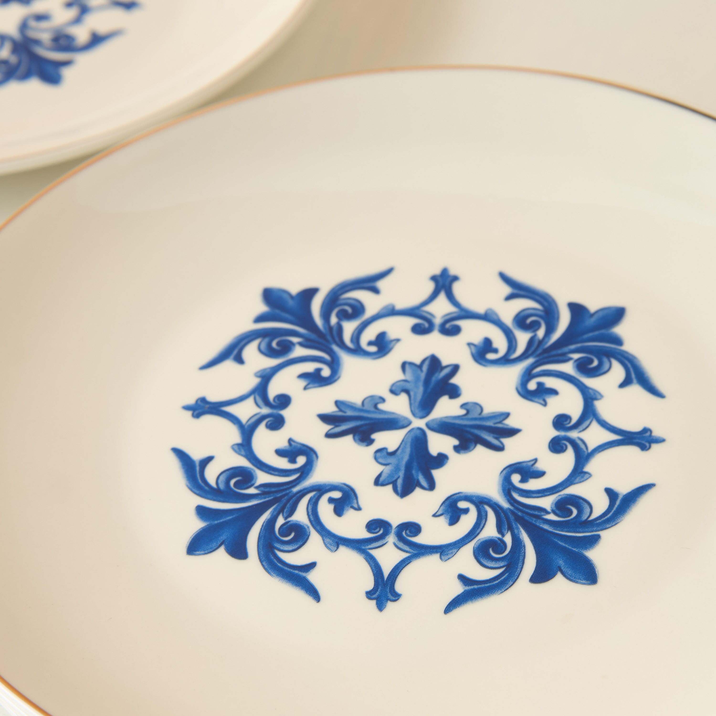 Gia Como 4-Piece Printed New Bone China Quarter Plate Set - 21 cms-household-dining-dinnerware-plates-image-5
