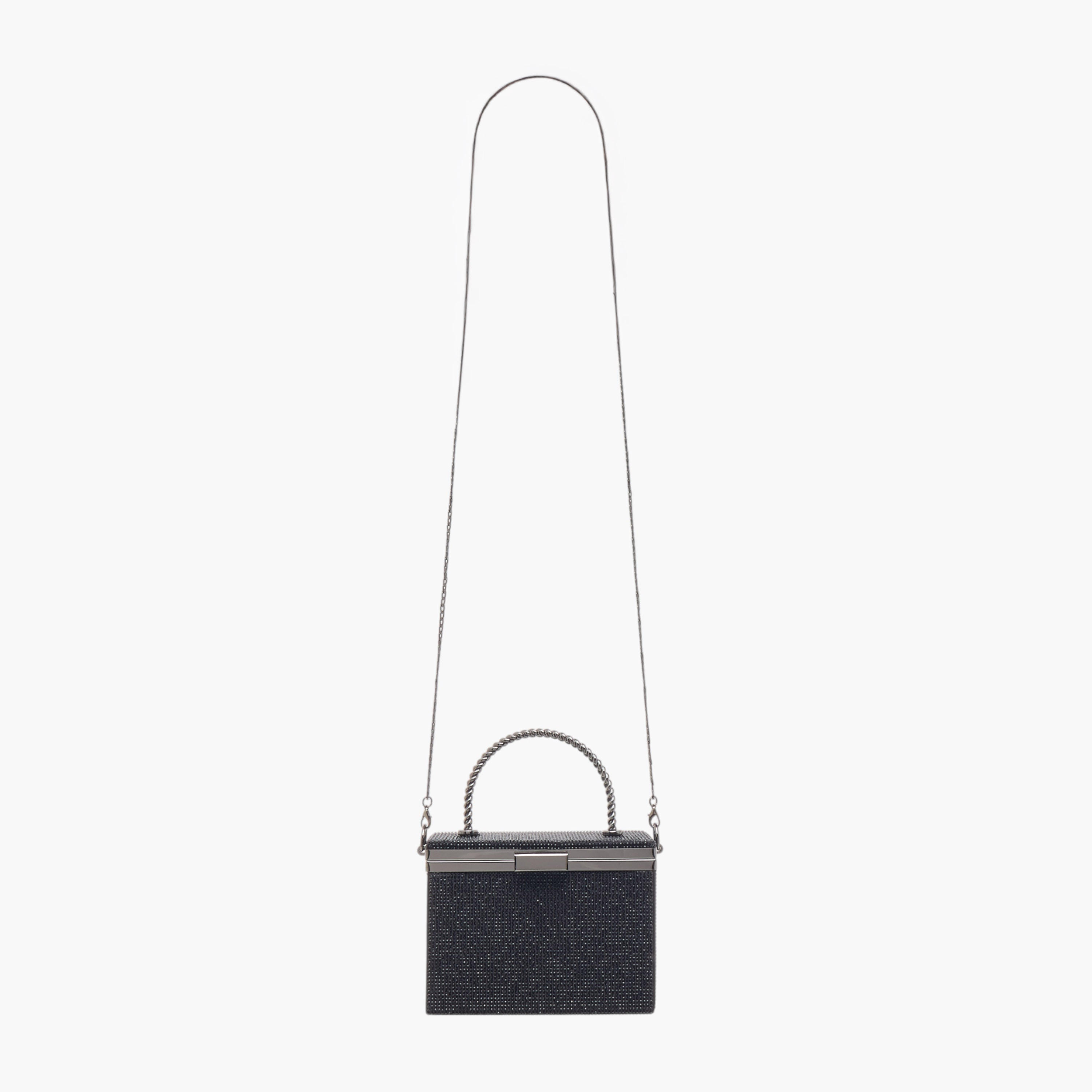 Celeste Embellished Crossbody Bag with Flap Closure and Chain Strap-women-bagsandwallets-handbags-image-2