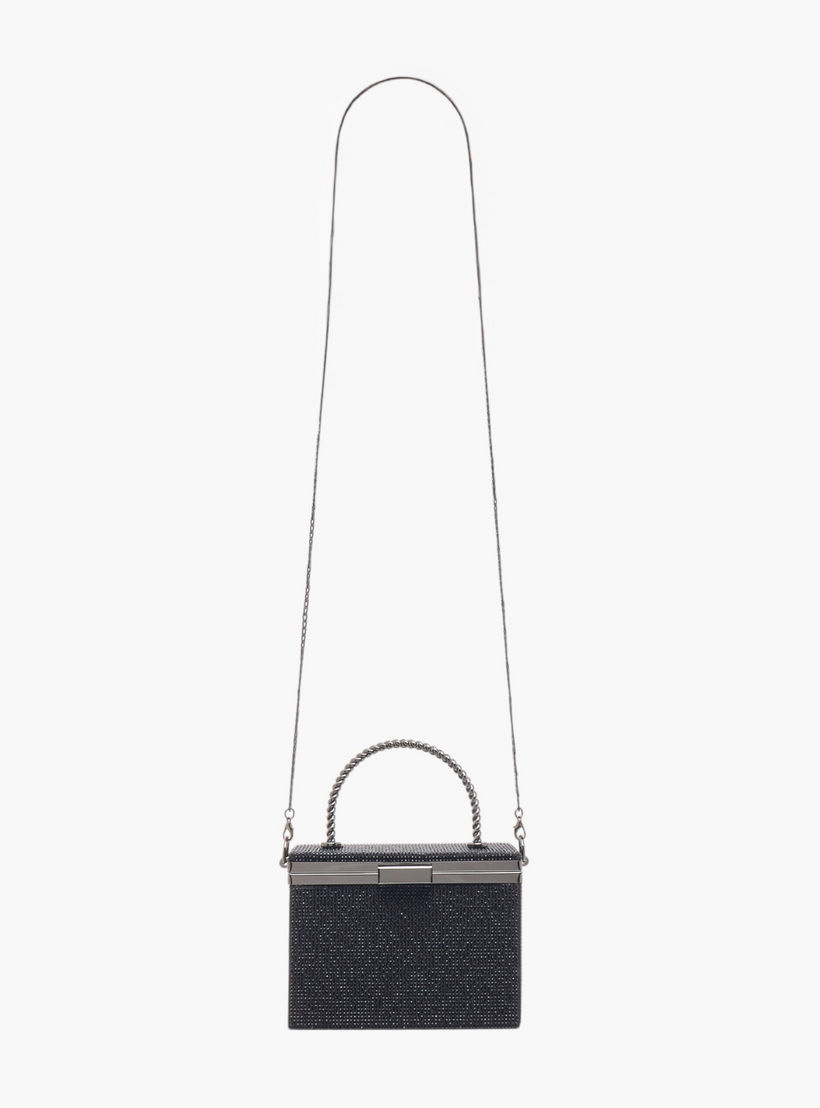 Celeste Embellished Crossbody Bag with Flap Closure and Chain Strap-women-bagsandwallets-handbags-image-2