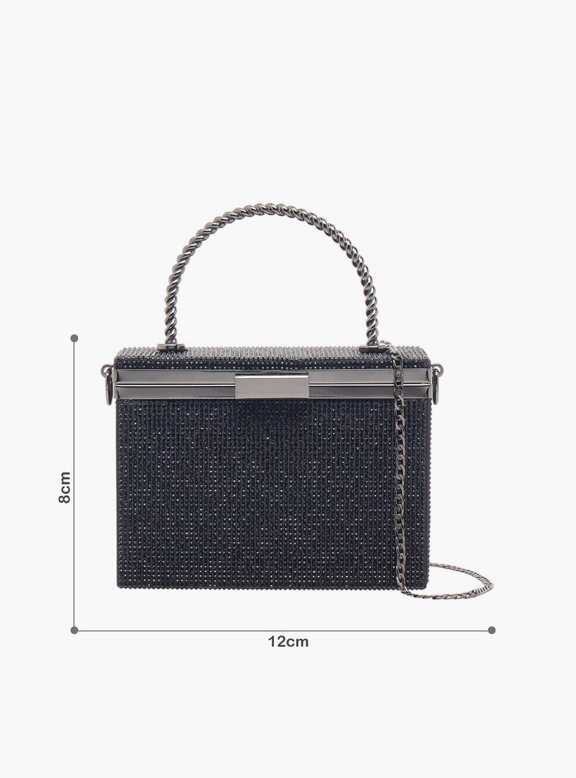 Celeste Embellished Crossbody Bag with Flap Closure and Chain Strap-women-bagsandwallets-handbags-image-7