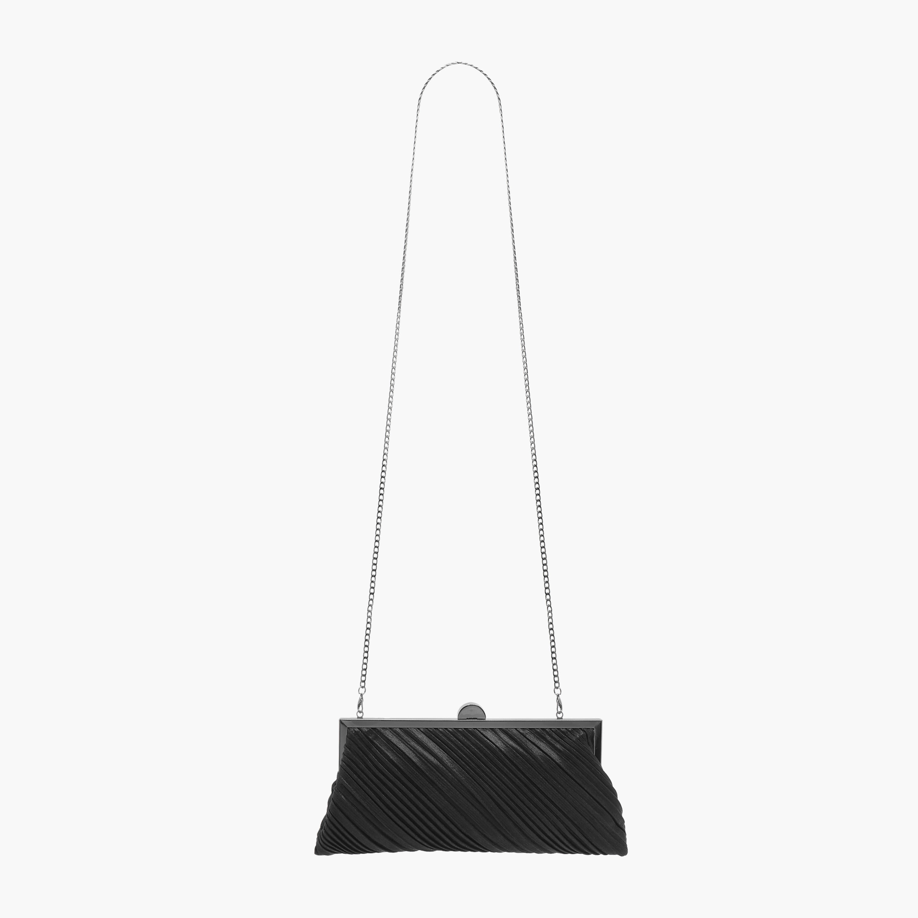 Celeste Textured Clutch with Chain Strap-women-bagsandwallets-wallets-image-2