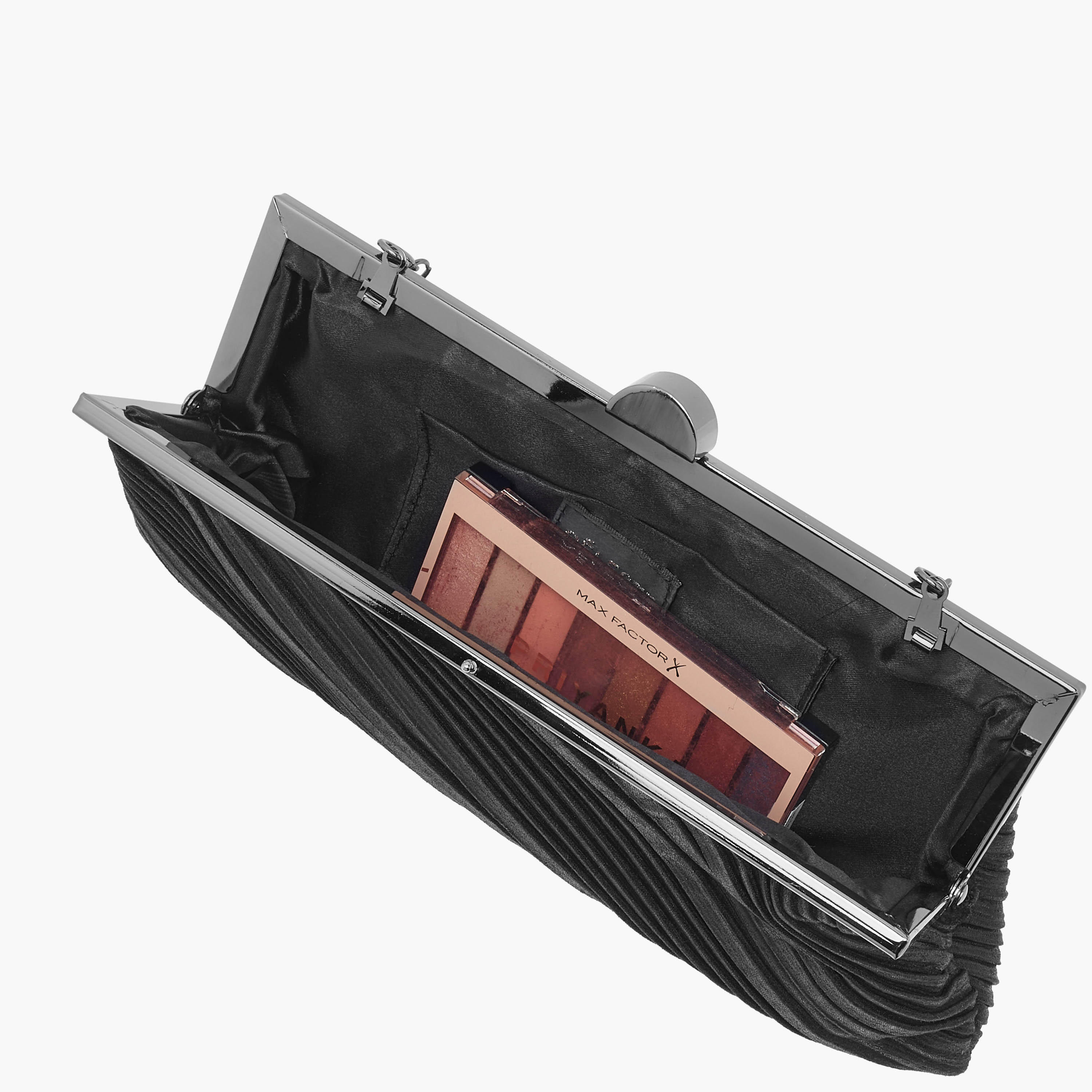 Celeste Textured Clutch with Chain Strap-women-bagsandwallets-wallets-image-6