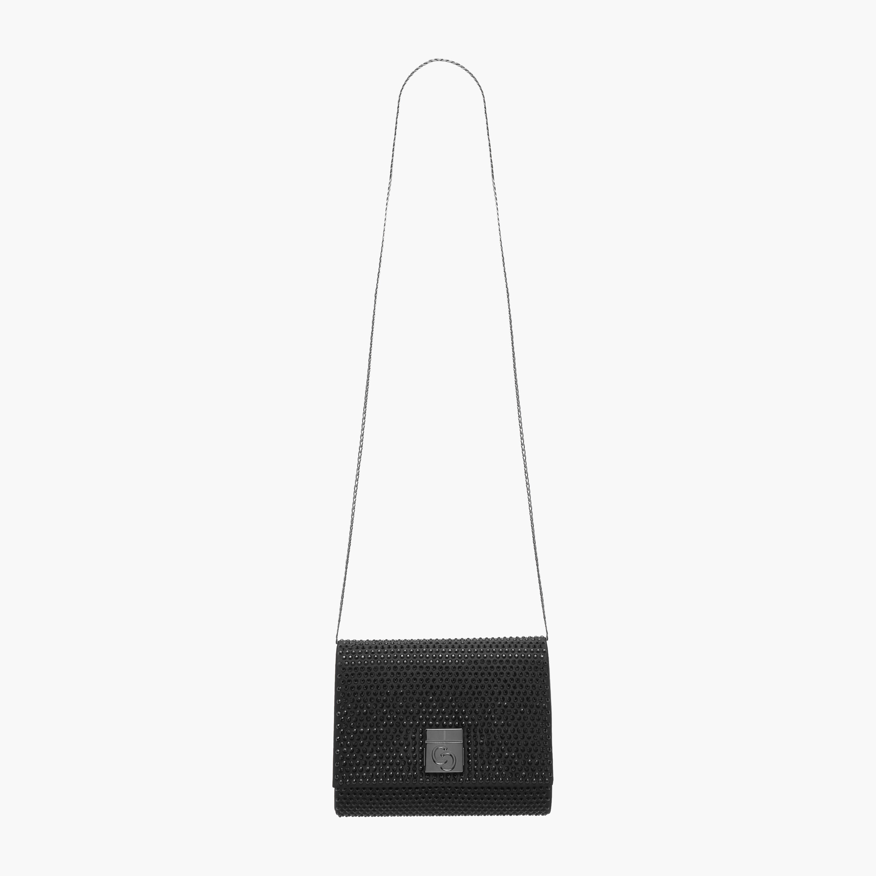 Celeste Embellished Crossbody Bag with Button Closure and Chain Strap-women-bagsandwallets-handbags-image-2
