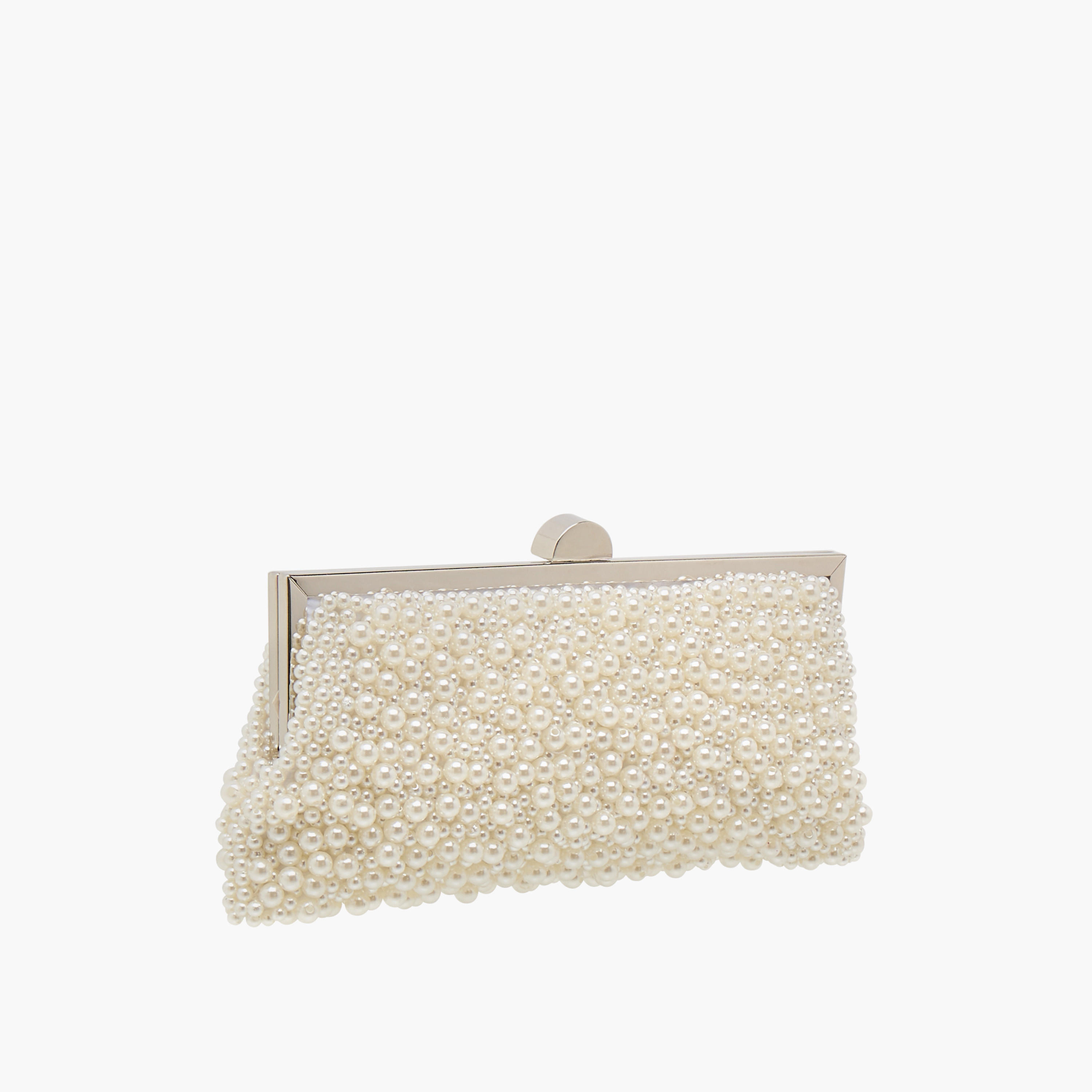 Celeste Pearl Embellished Clutch with Chain Strap-women-bagsandwallets-wallets-image-3