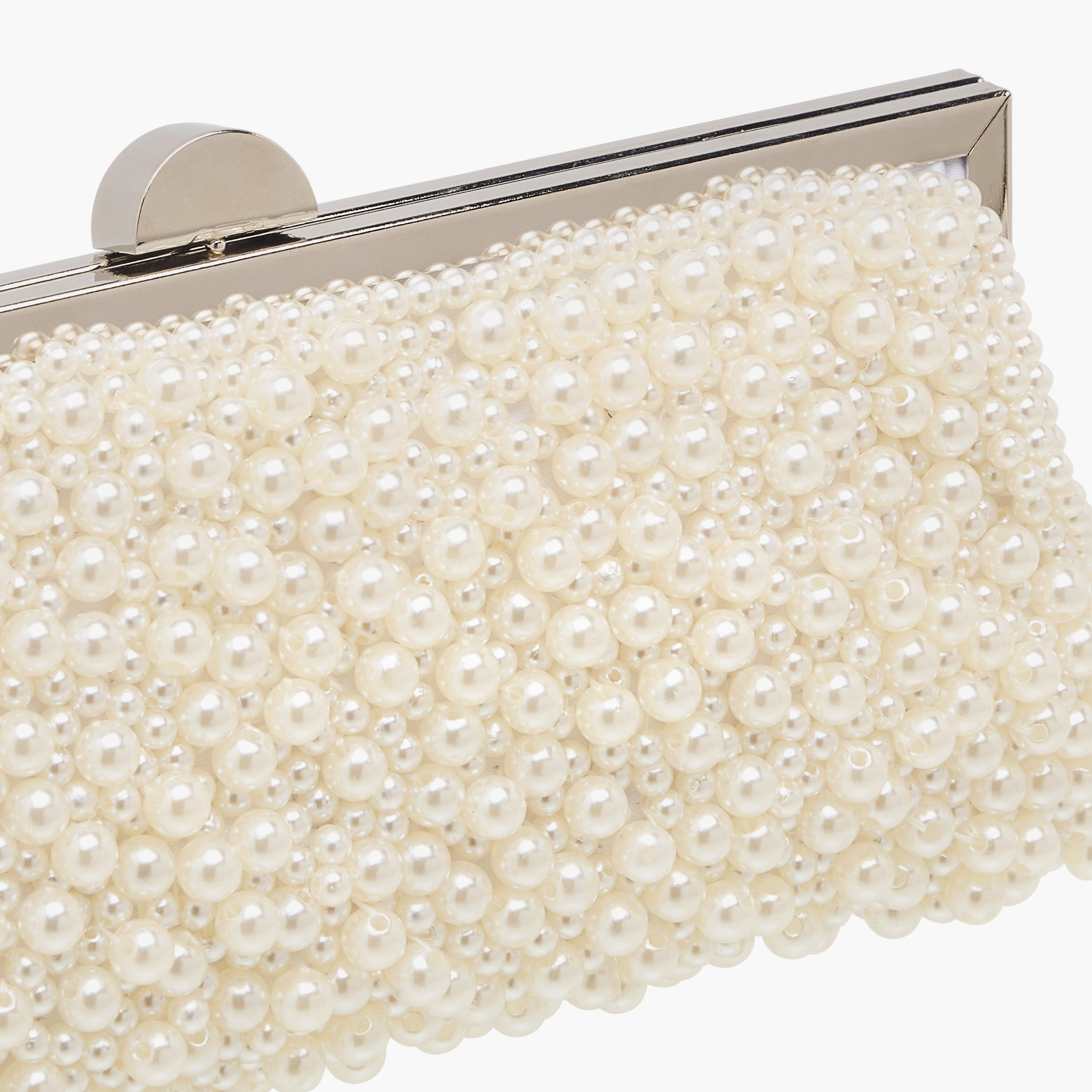 Celeste Pearl Embellished Clutch with Chain Strap-women-bagsandwallets-wallets-image-4