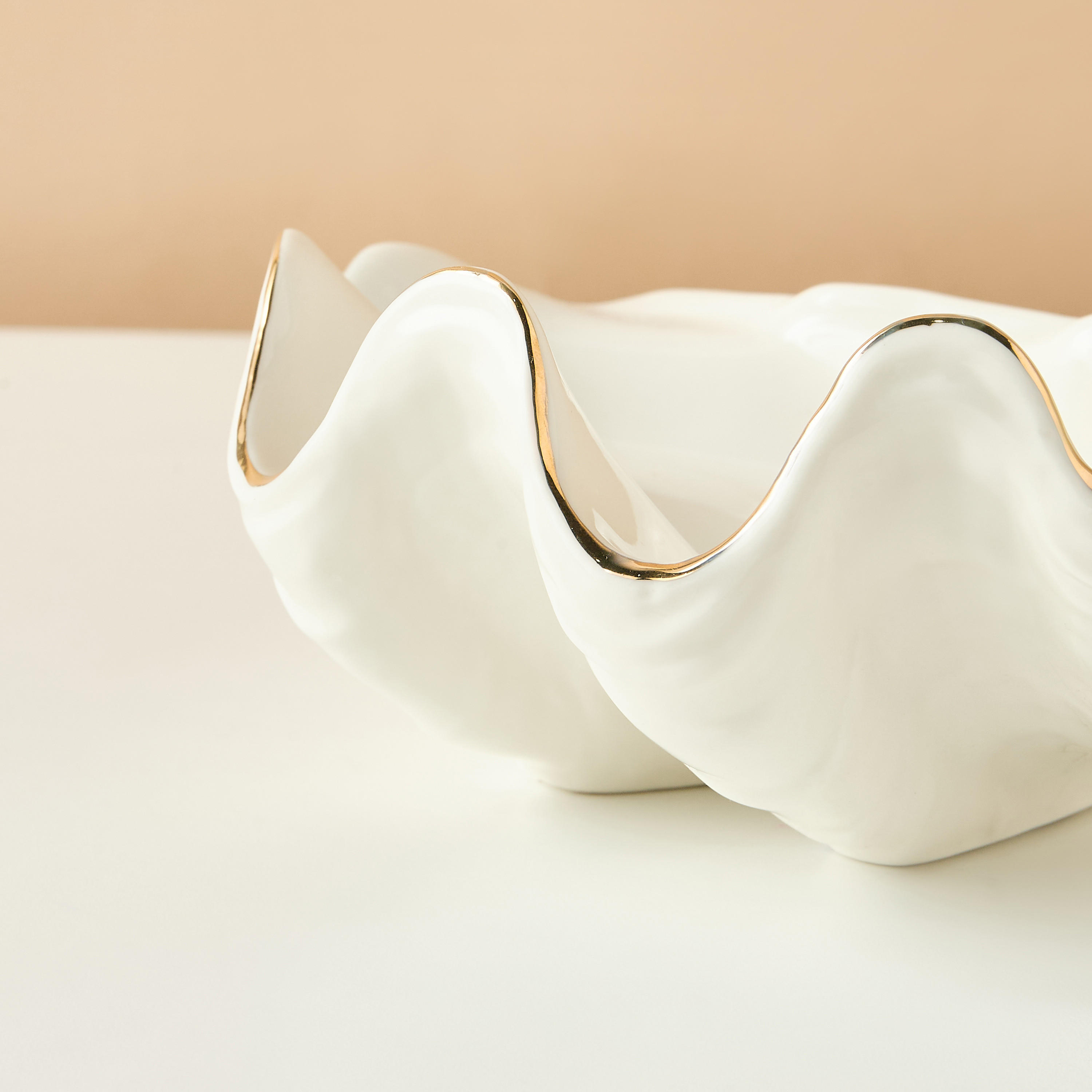 Decorative Stoneware Bowl - 20x15x7 cms-household-decor-vasesandbowls-image-5