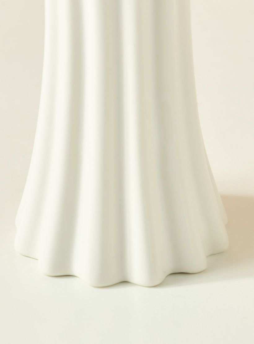 Decorative Stoneware Vase - 14x11x28 cms-household-decor-vasesandbowls-image-4
