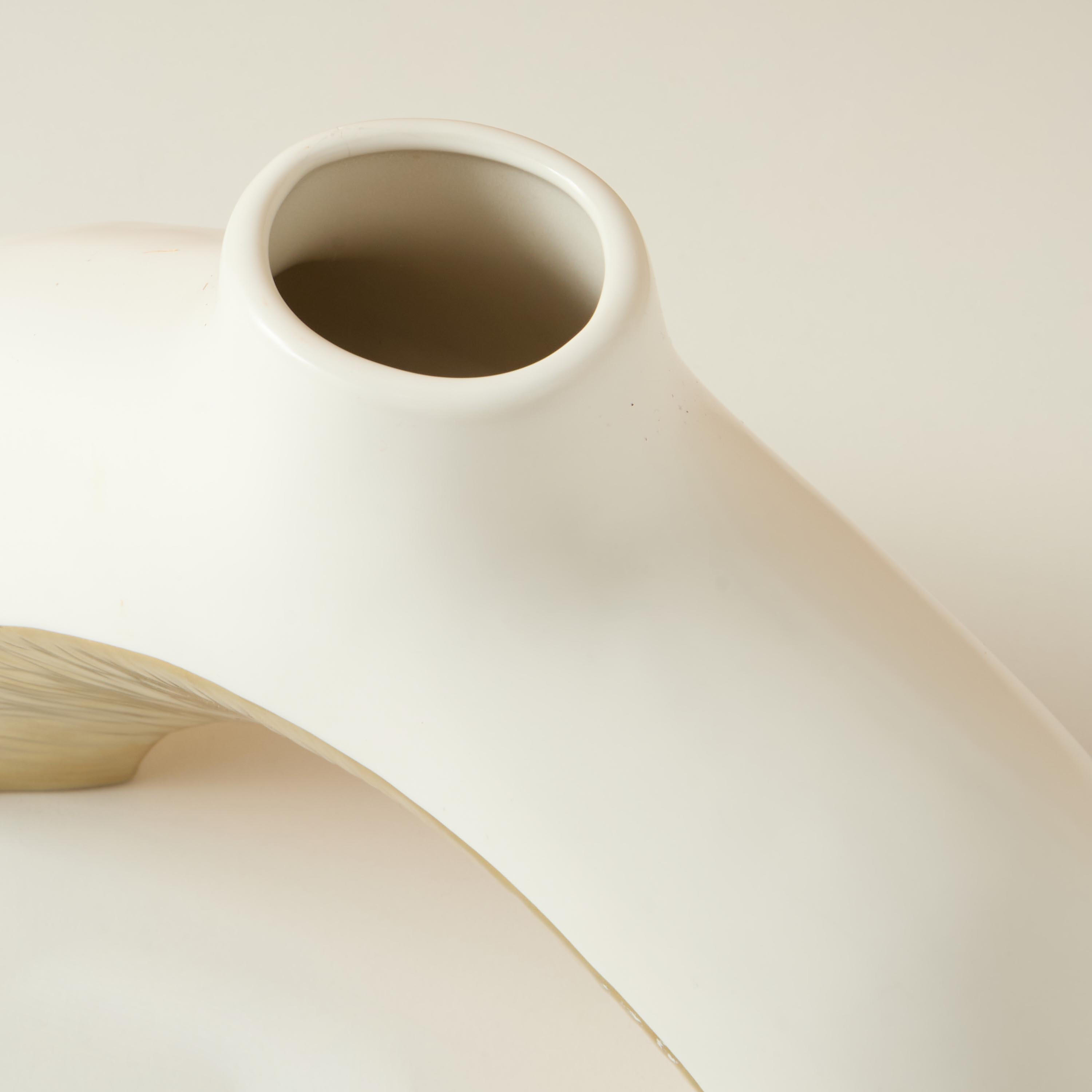 Decorative Stoneware Vase - 28x8x19 cms-household-decor-vasesandbowls-image-4