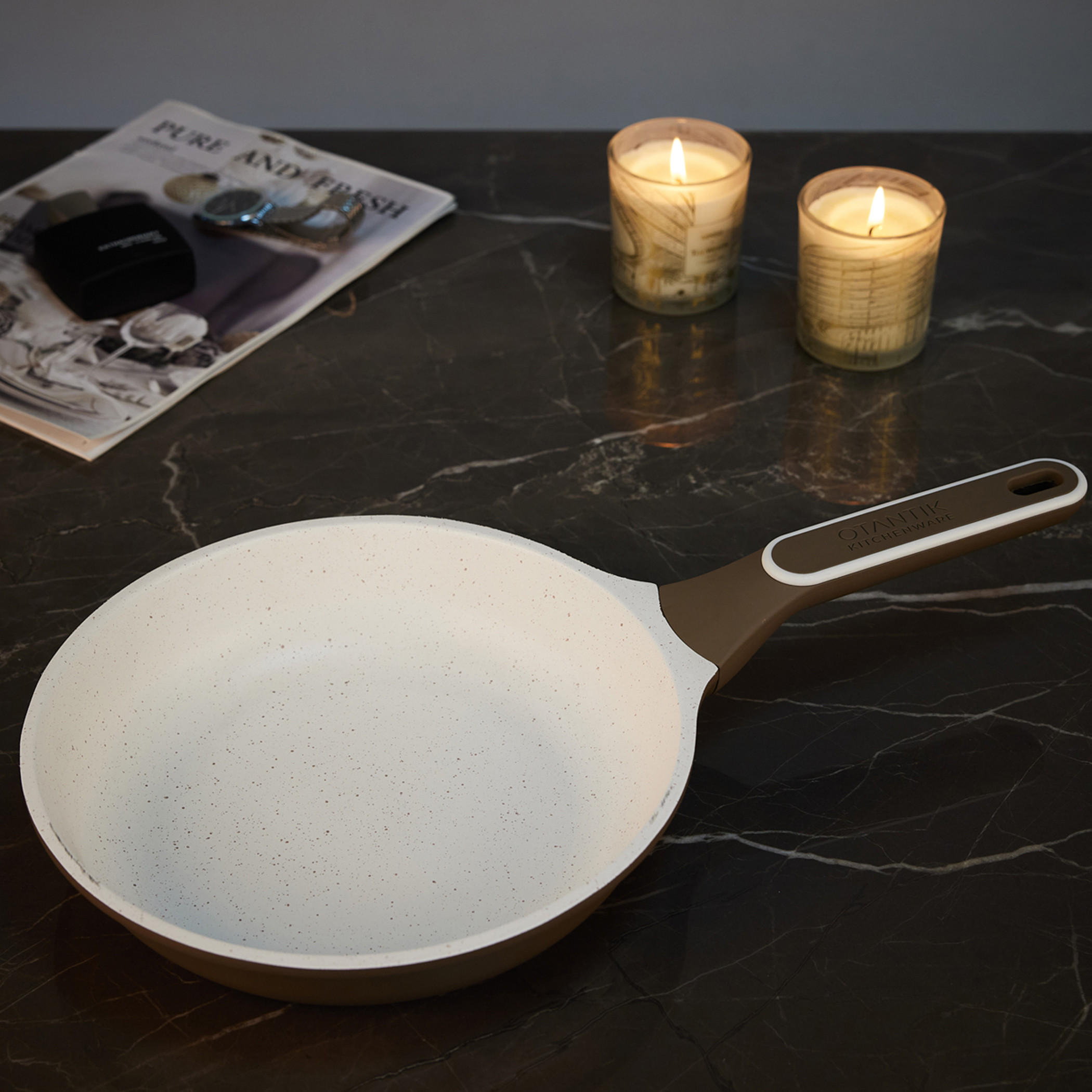 مقلاة غير لاصقة من أوتانتيك - 28 سم-household-kitchen-cookware-potsandpans-image-1