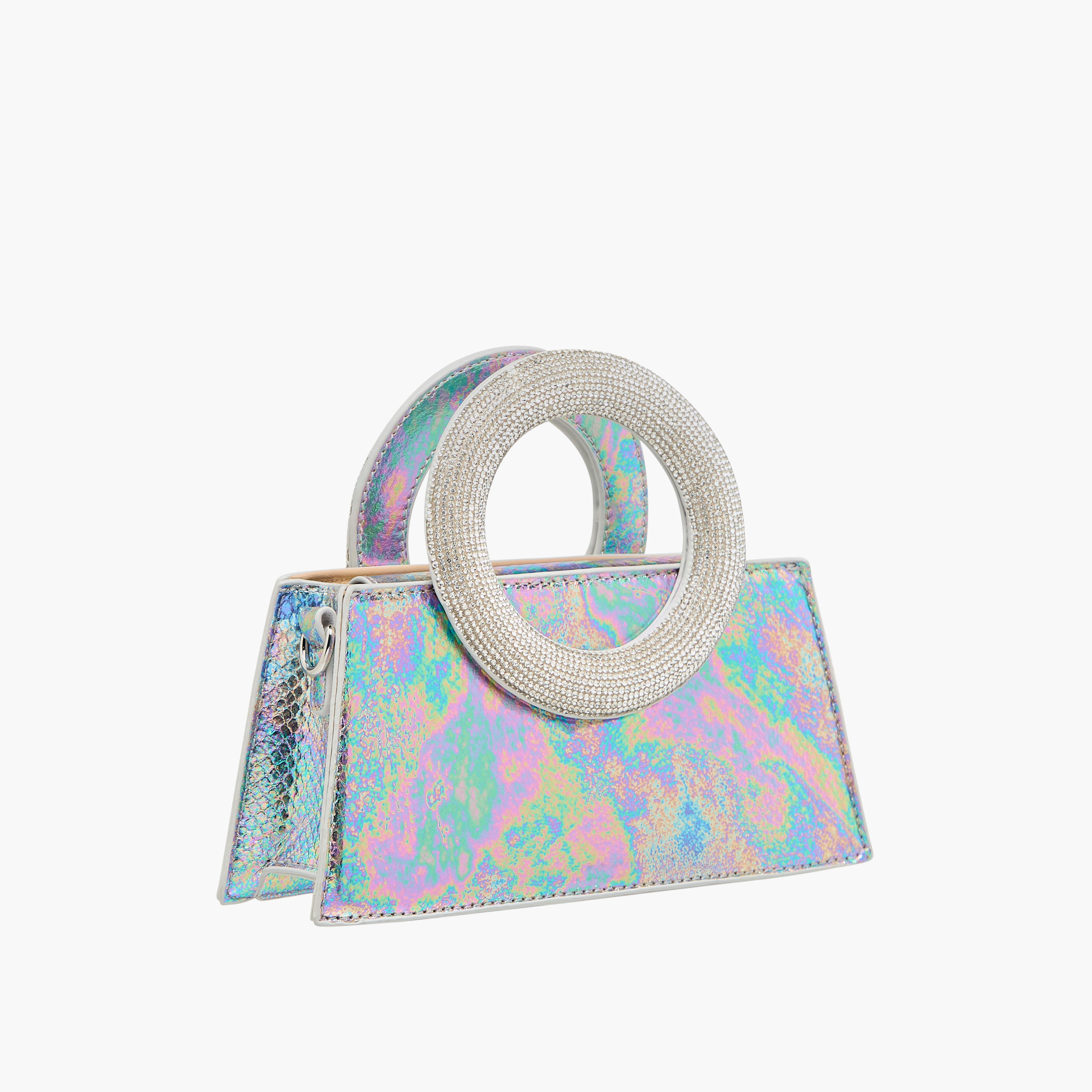 Flora Bella Textured Crossbody Bag with Detachable Chain Strap and Flap Closure-women-bagsandwallets-handbags-image-4