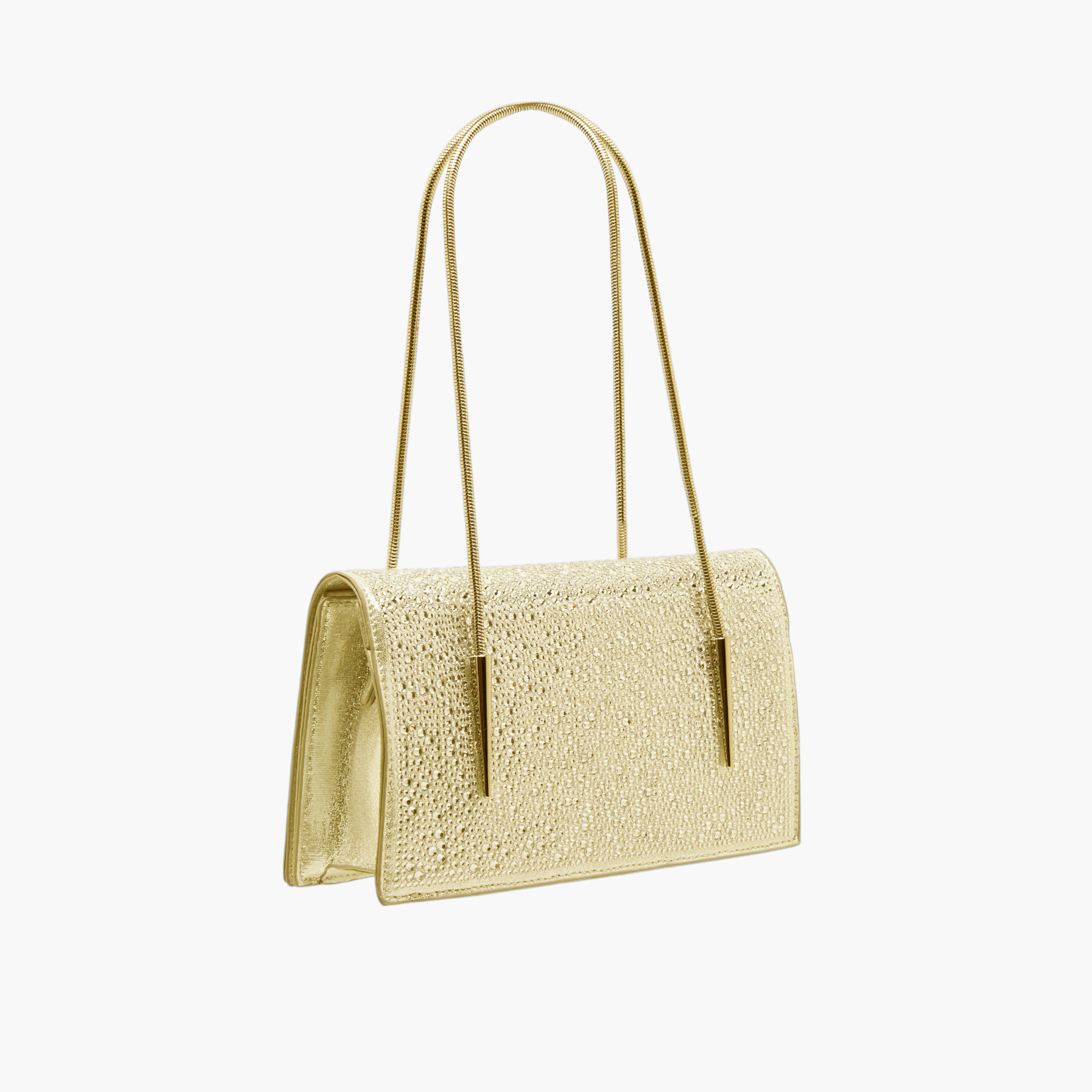 Flora Bella Embellished Sling Bag with Chain Strap and Magnetic Button Closure-women-bagsandwallets-handbags-image-3