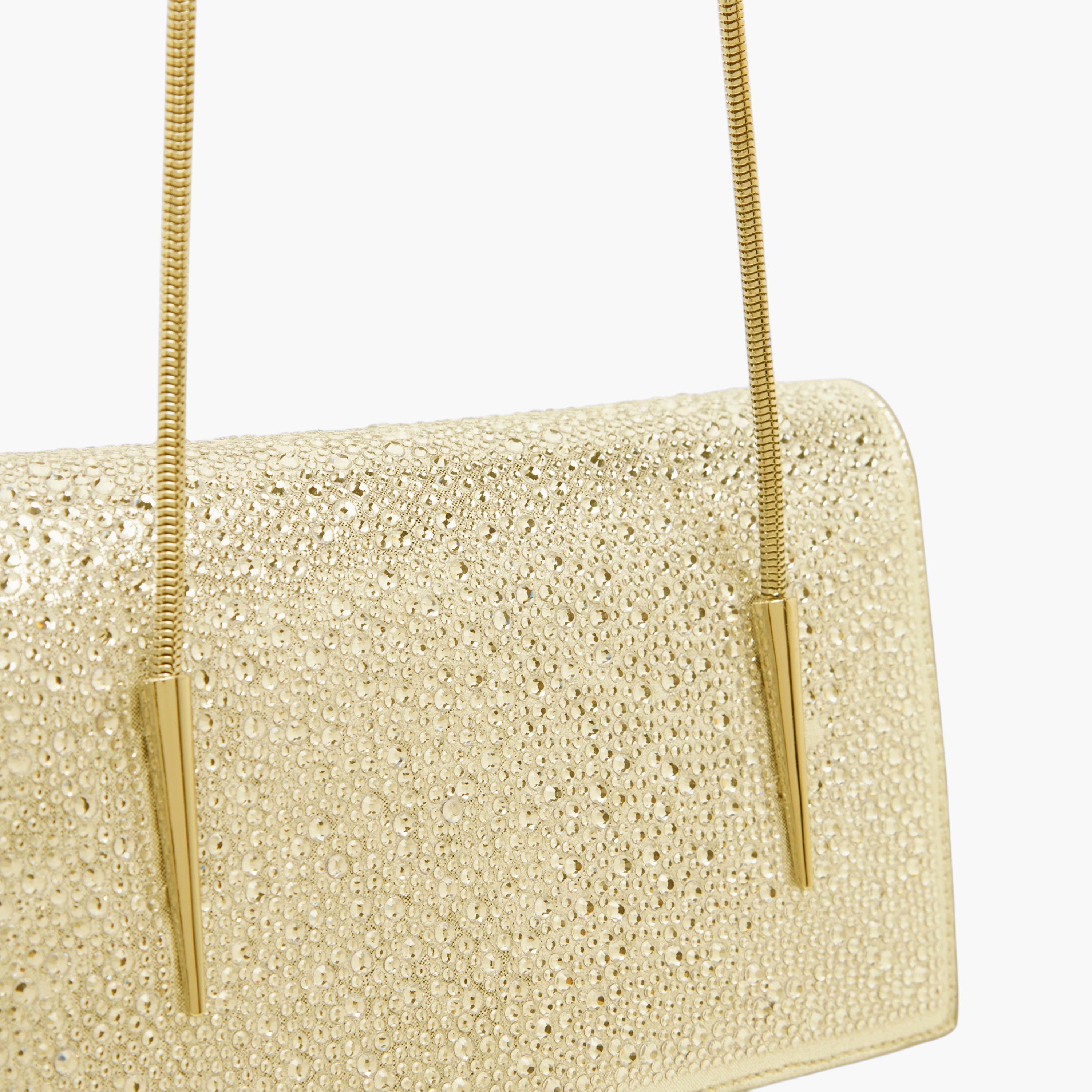 Flora Bella Embellished Sling Bag with Chain Strap and Magnetic Button Closure-women-bagsandwallets-handbags-image-4