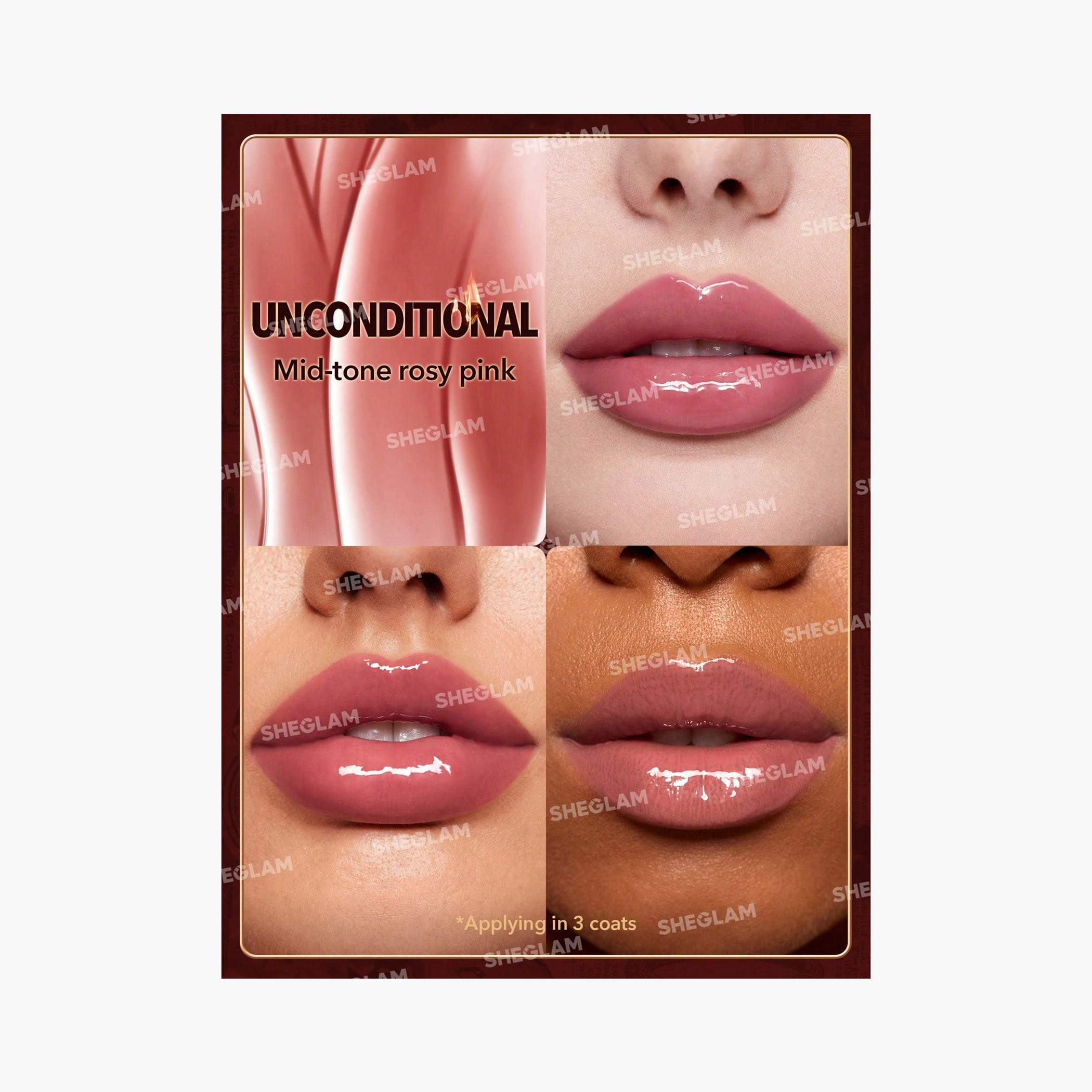SHEGLAM Ember Rose Immortal Love Nourishing Lip Gloss-beautyandpersonalcare-makeup-lips-lipglossesandbalms-image-3