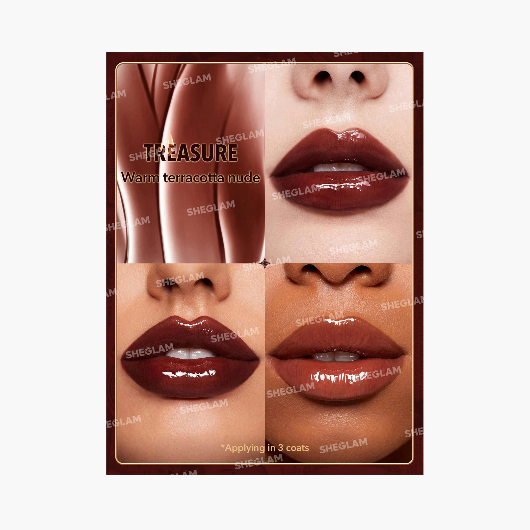 ملمع الشفاه المغذي إمبر روز إمورتال لاف من شيجلام-beautyandpersonalcare-makeup-lips-lipglossesandbalms-image-3